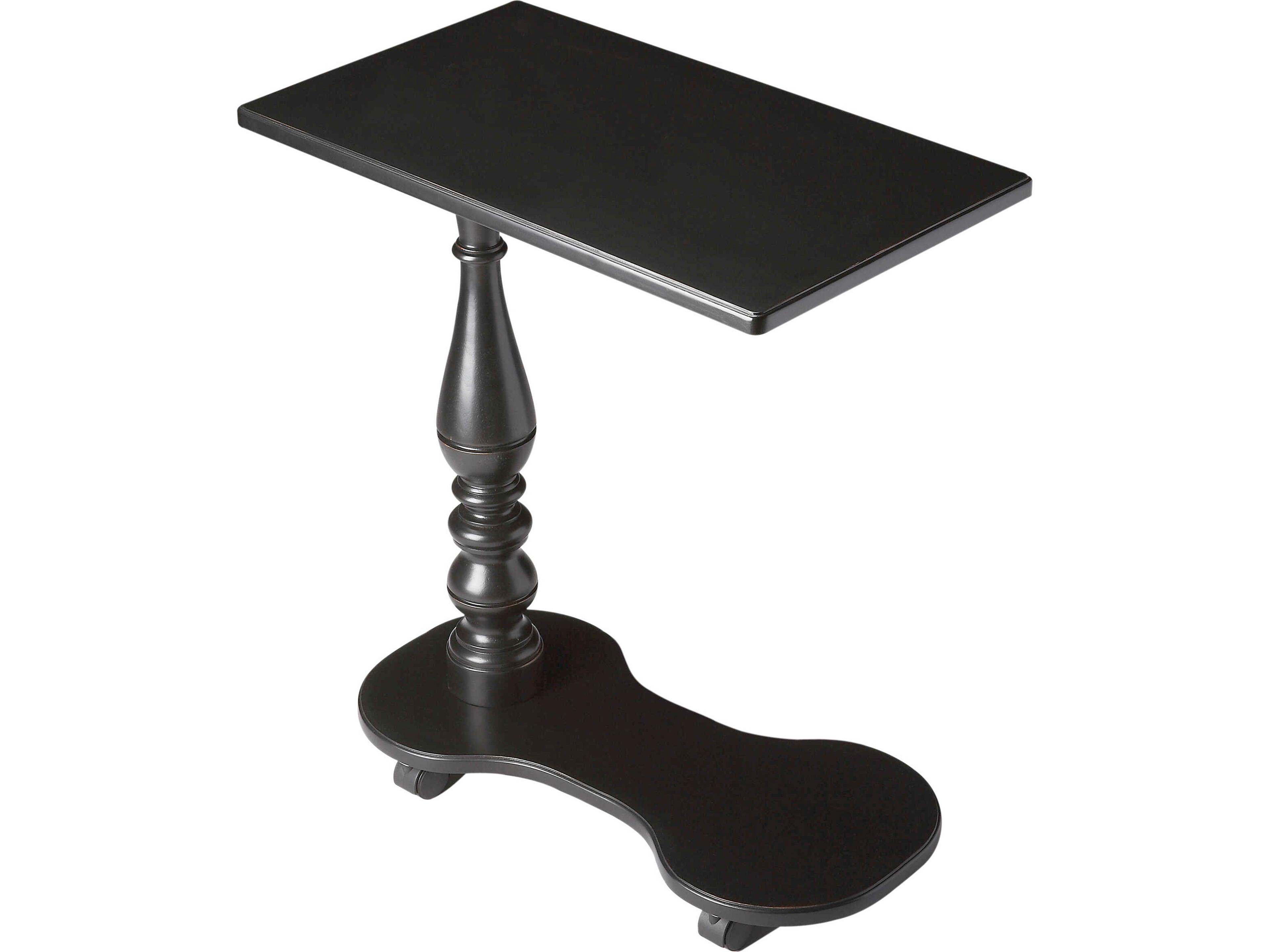 Mabry Rectangular Wood Black End Table