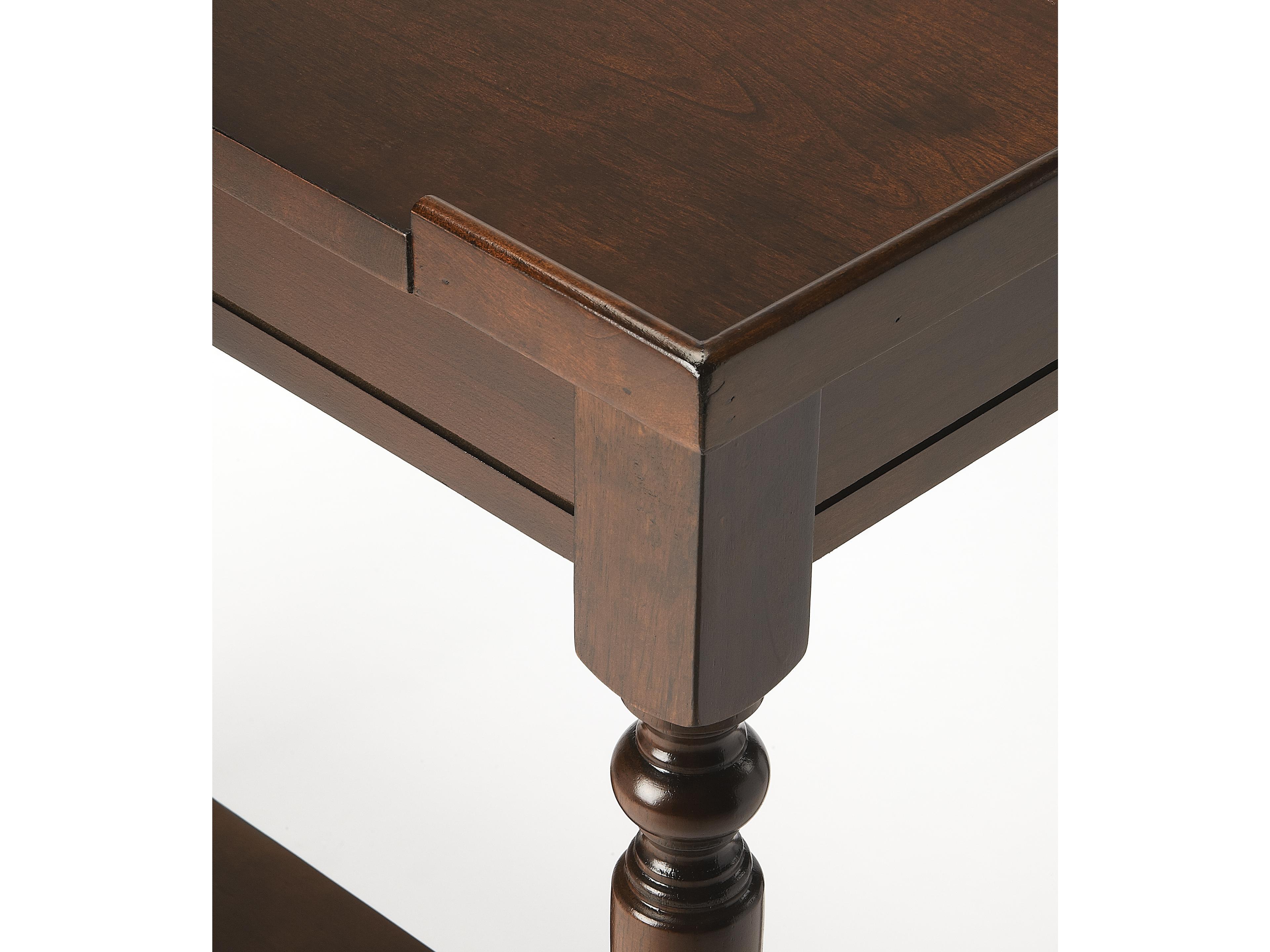 Butler Aubrey Rectangular Wood Cherry Console Table