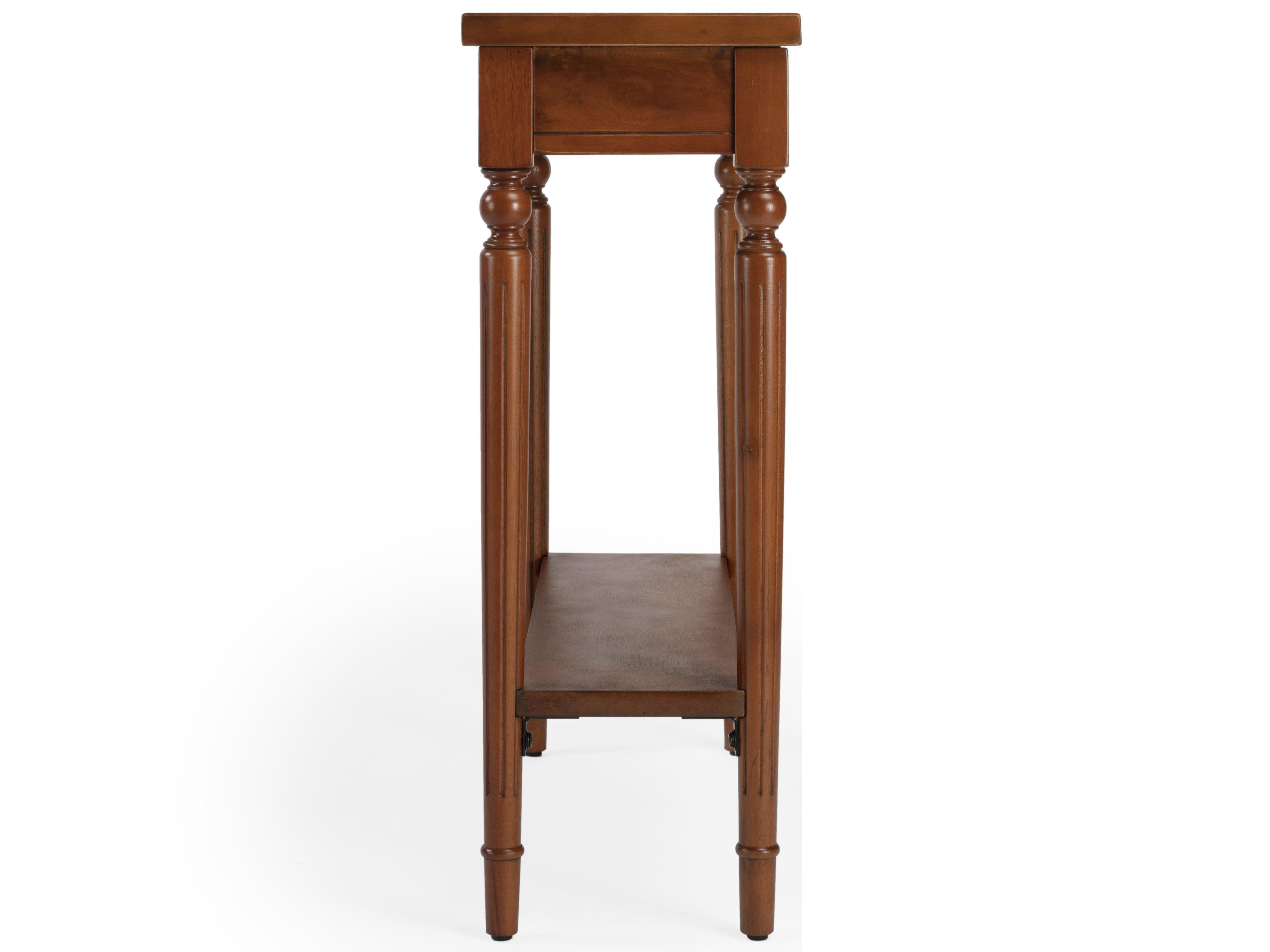 Butler Aubrey Rectangular Wood Olive Ash Console Table