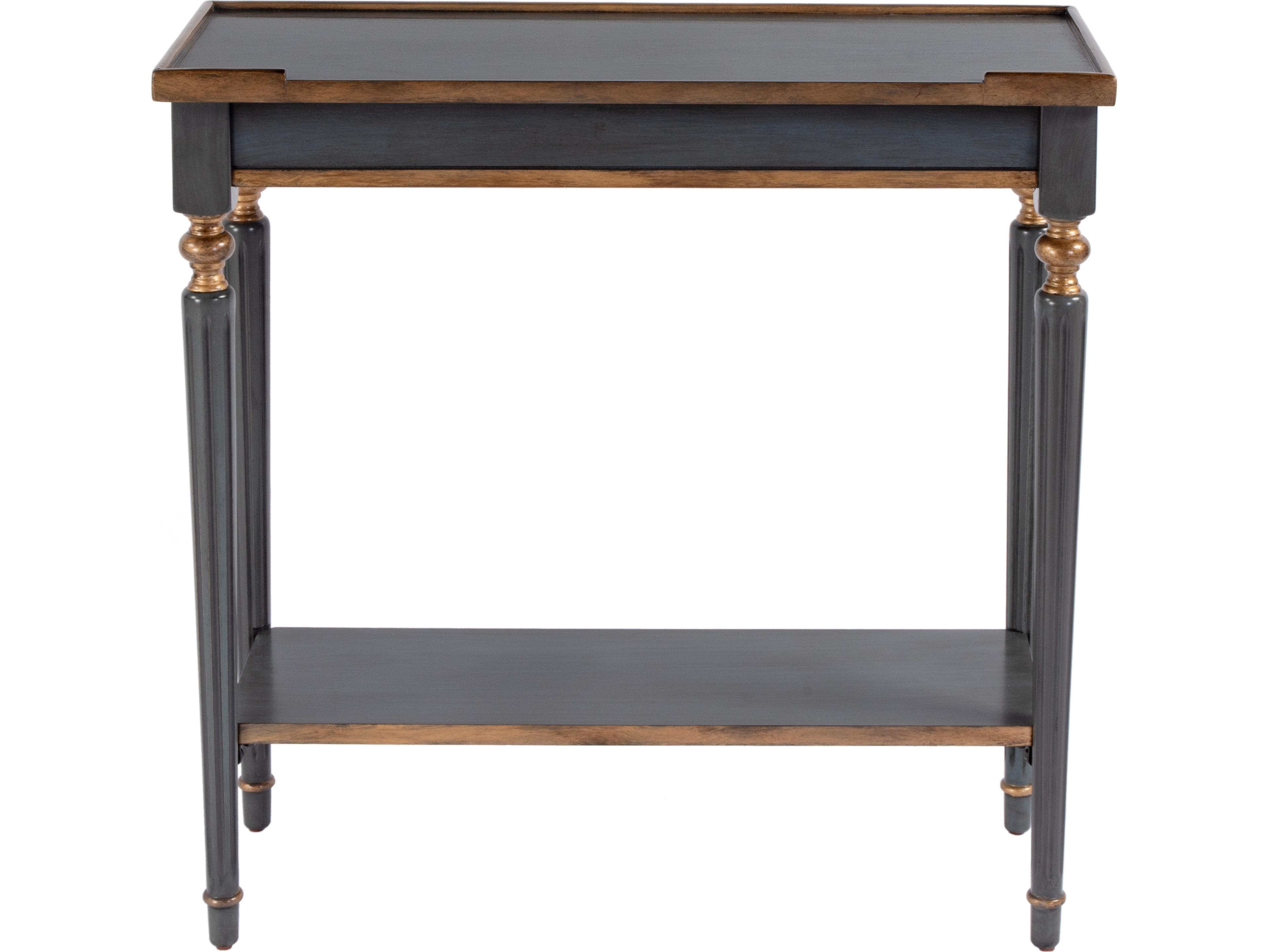 Butler Aubrey Rectangular Wood Royal Pastel Blue Console Table