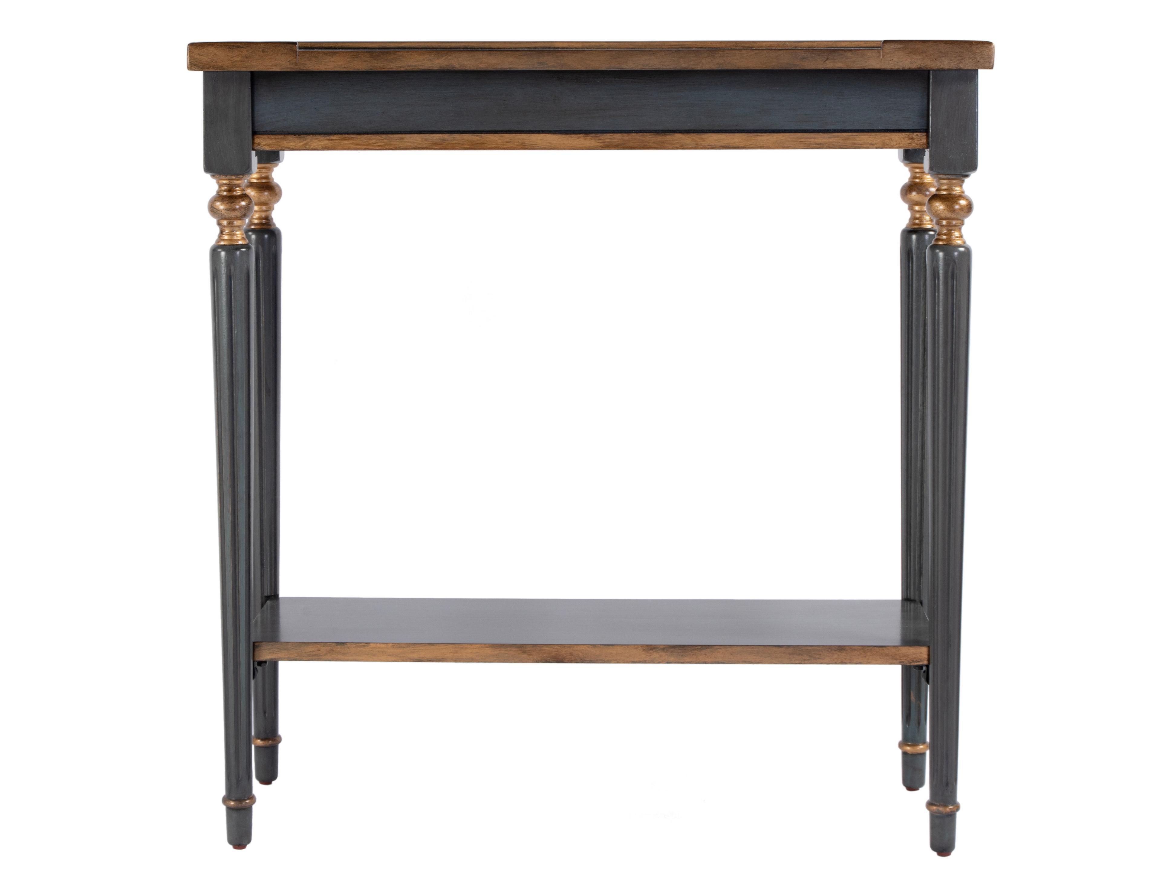 Butler Aubrey Rectangular Wood Royal Pastel Blue Console Table