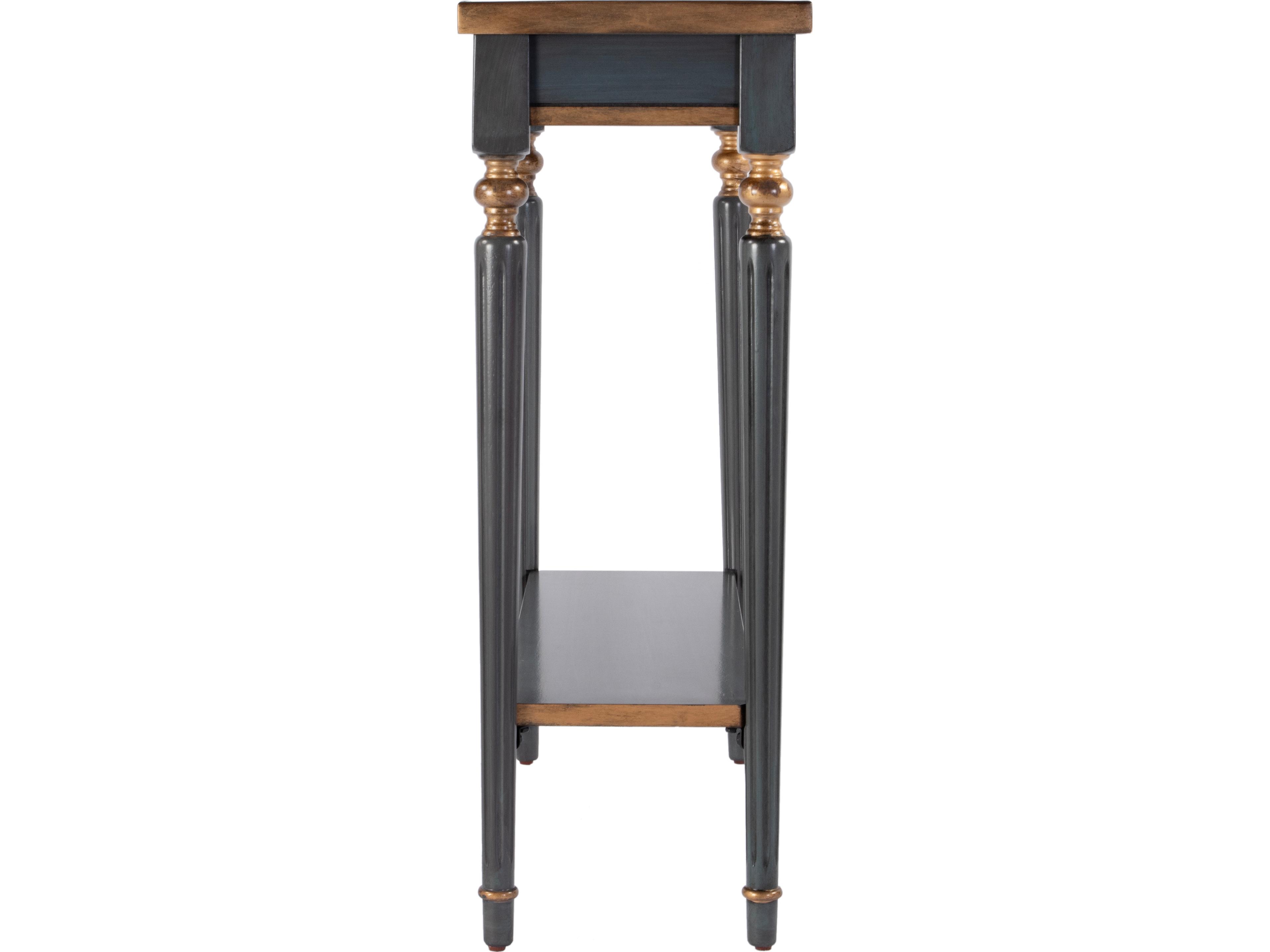 Butler Aubrey Rectangular Wood Royal Pastel Blue Console Table