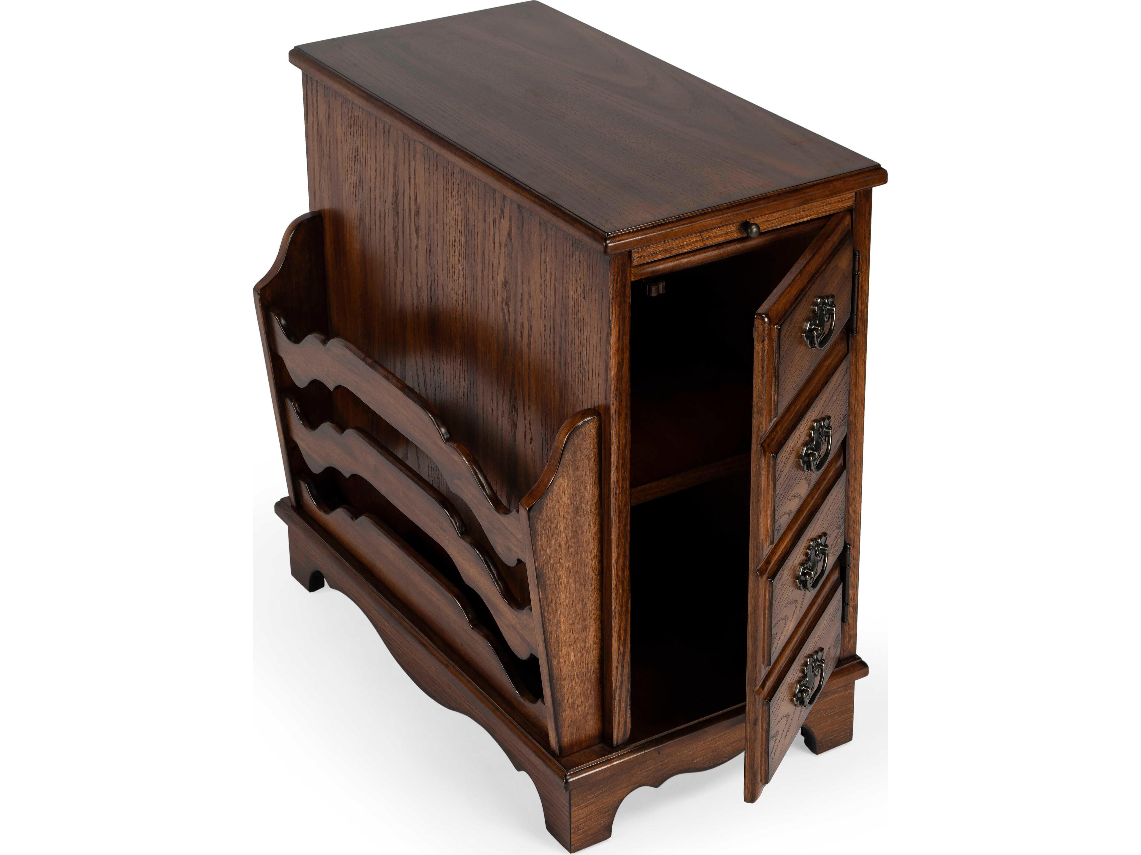 Butler Gregory Rectangular Wood Brown End Table