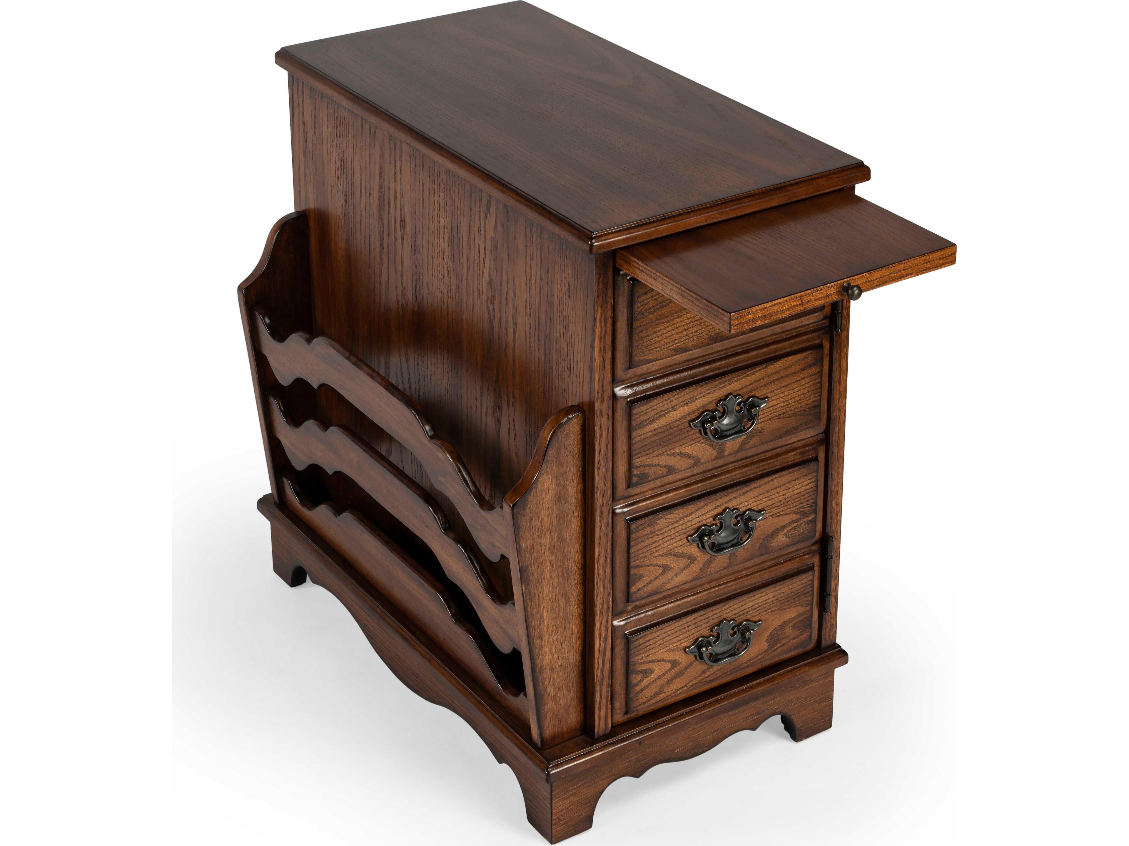 Butler Gregory Rectangular Wood Brown End Table