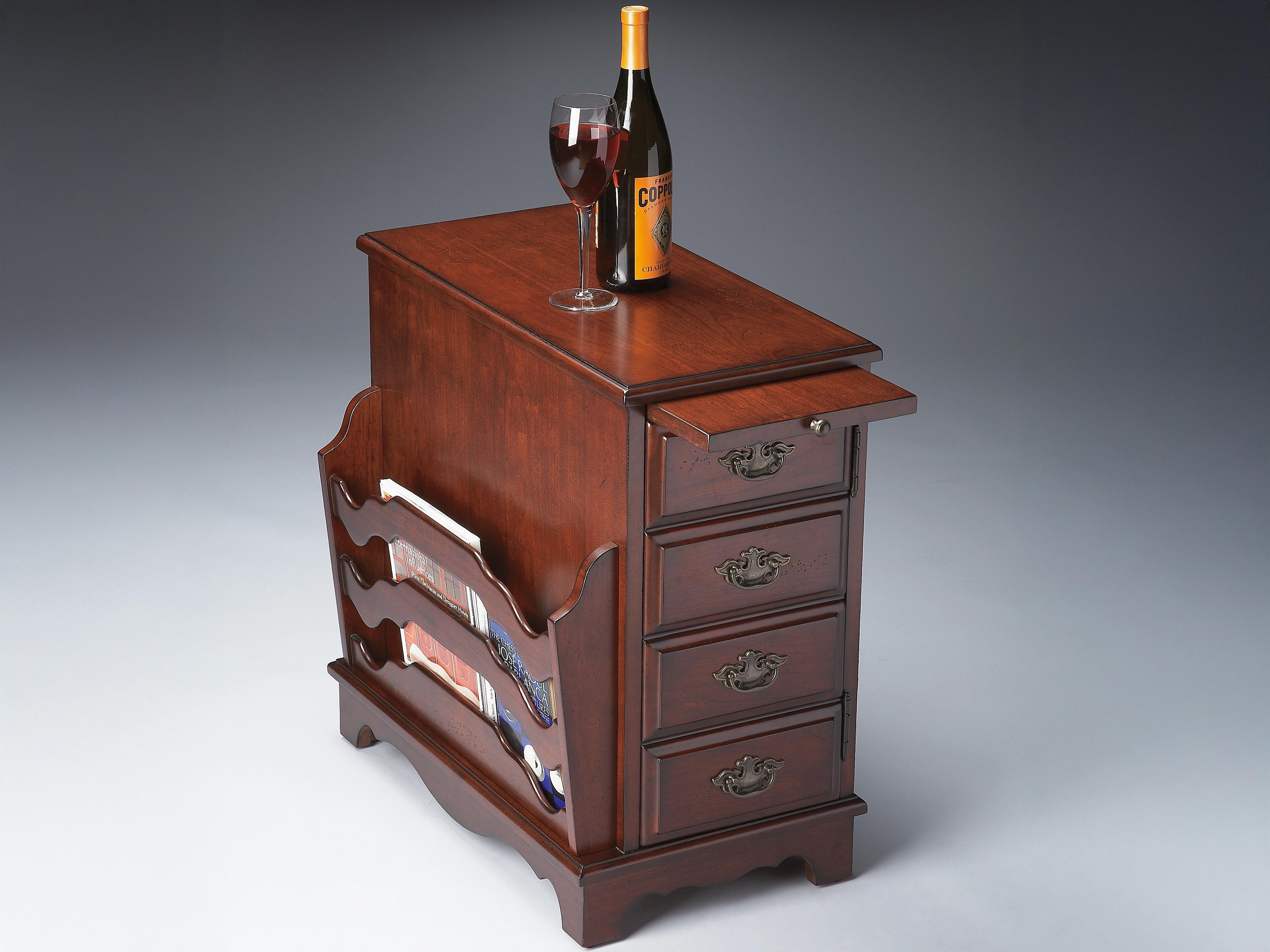 Butler Gregory Rectangular Wood Dark Brown End Table