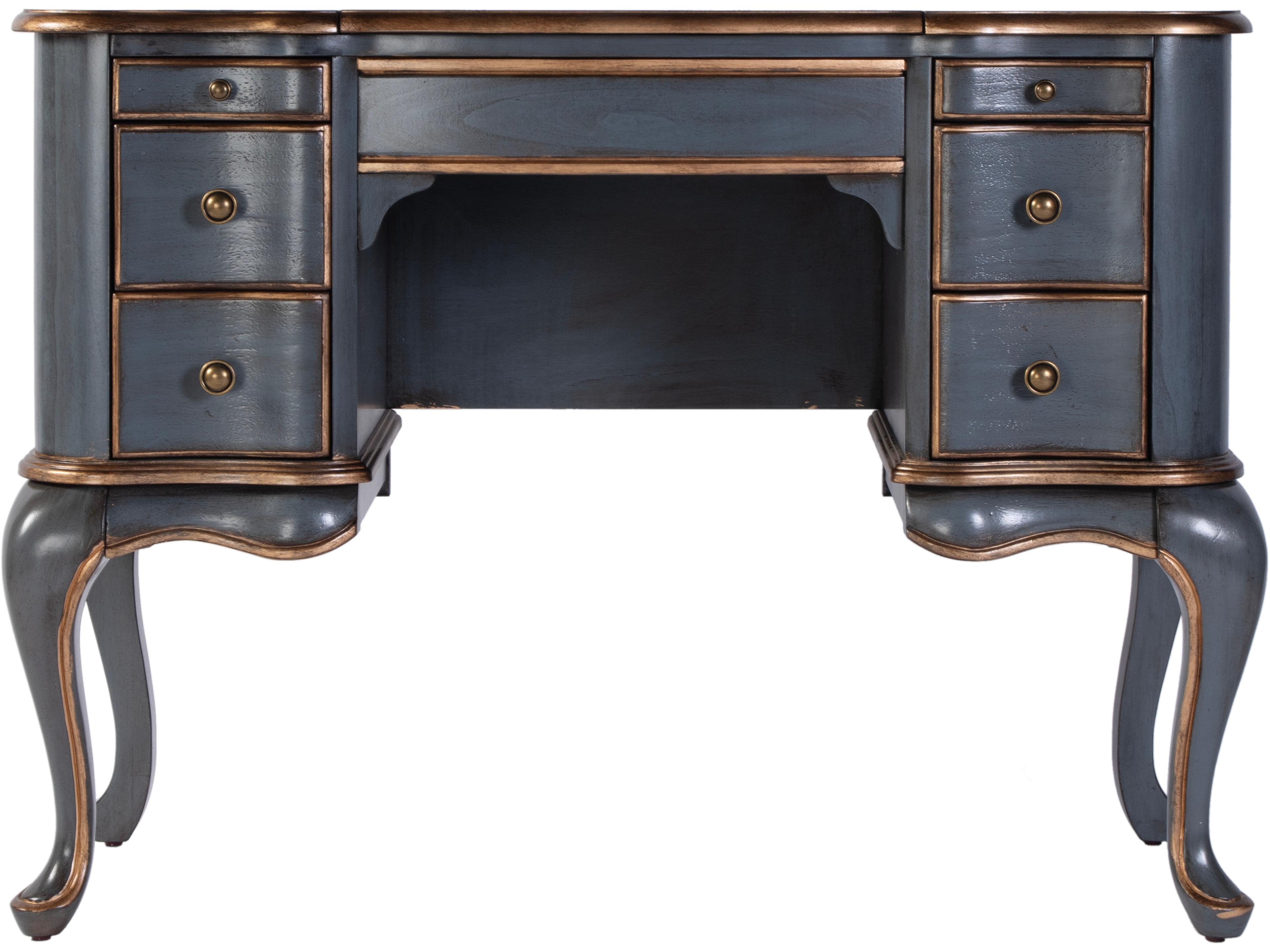 Butler Charlotte Royal Pastel Blue Poplar Wood Valet Desk