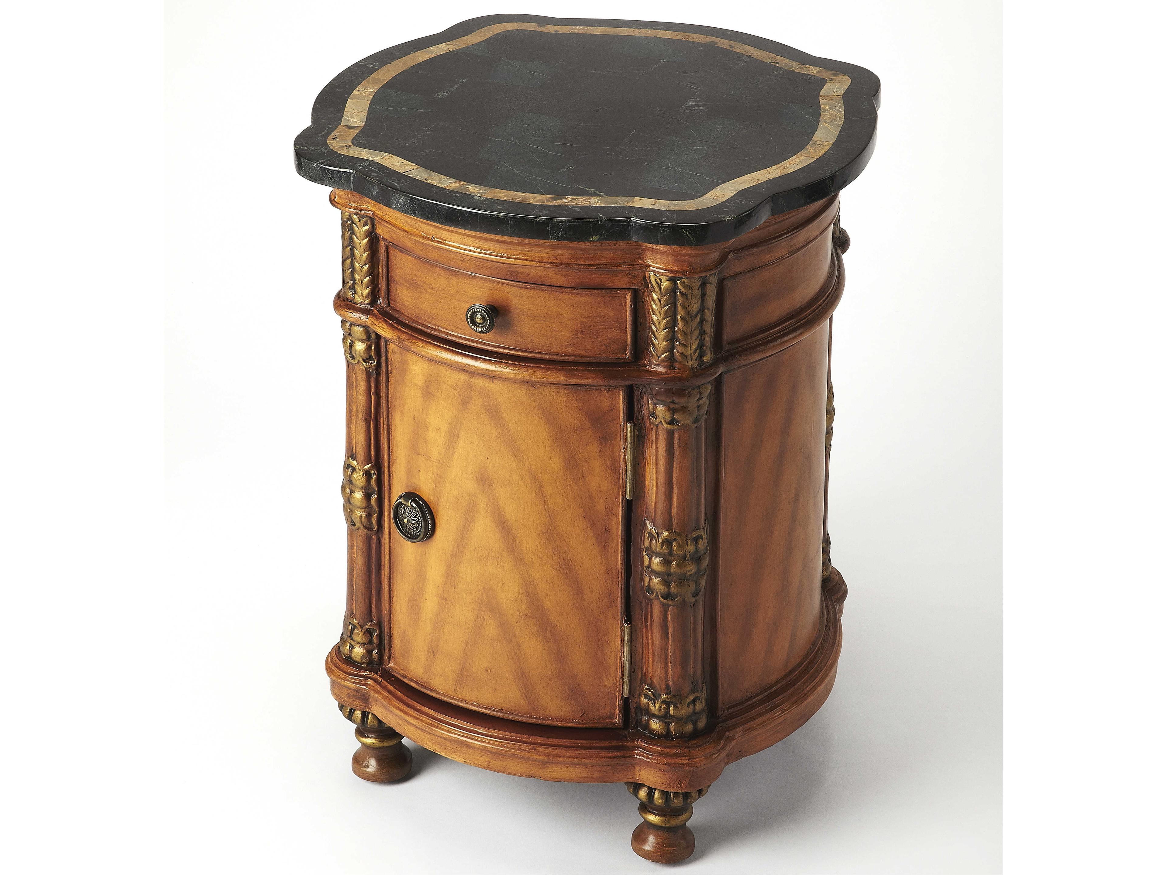 Montero Round Stone Heritage End Table