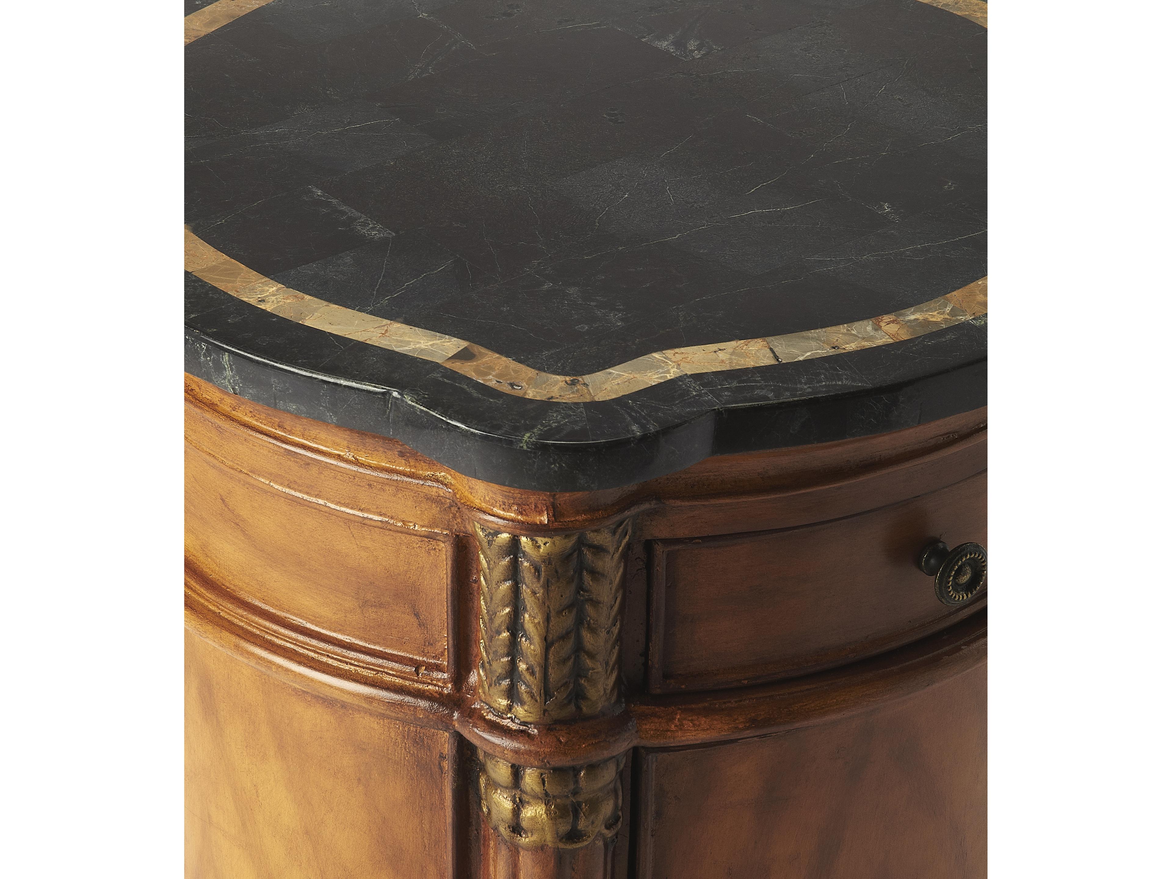 Butler Montero Round Stone Heritage End Table