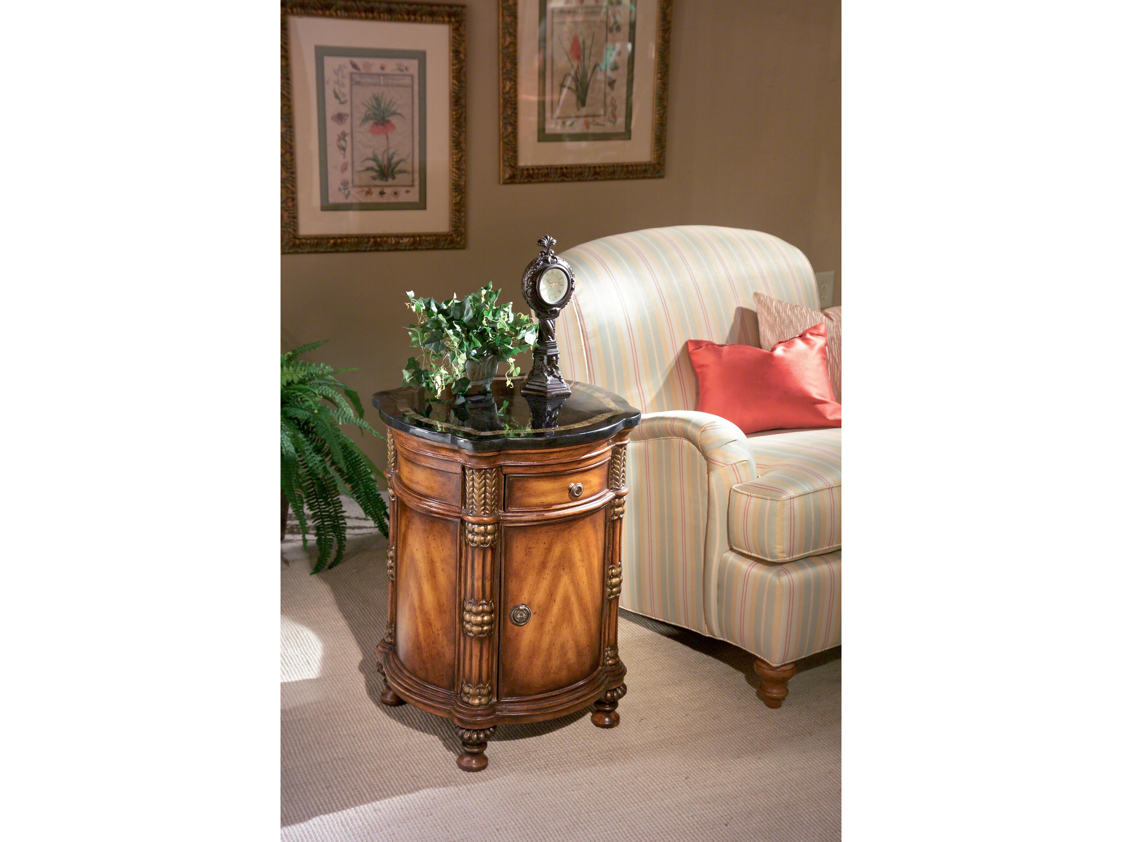 Butler Montero Round Stone Heritage End Table