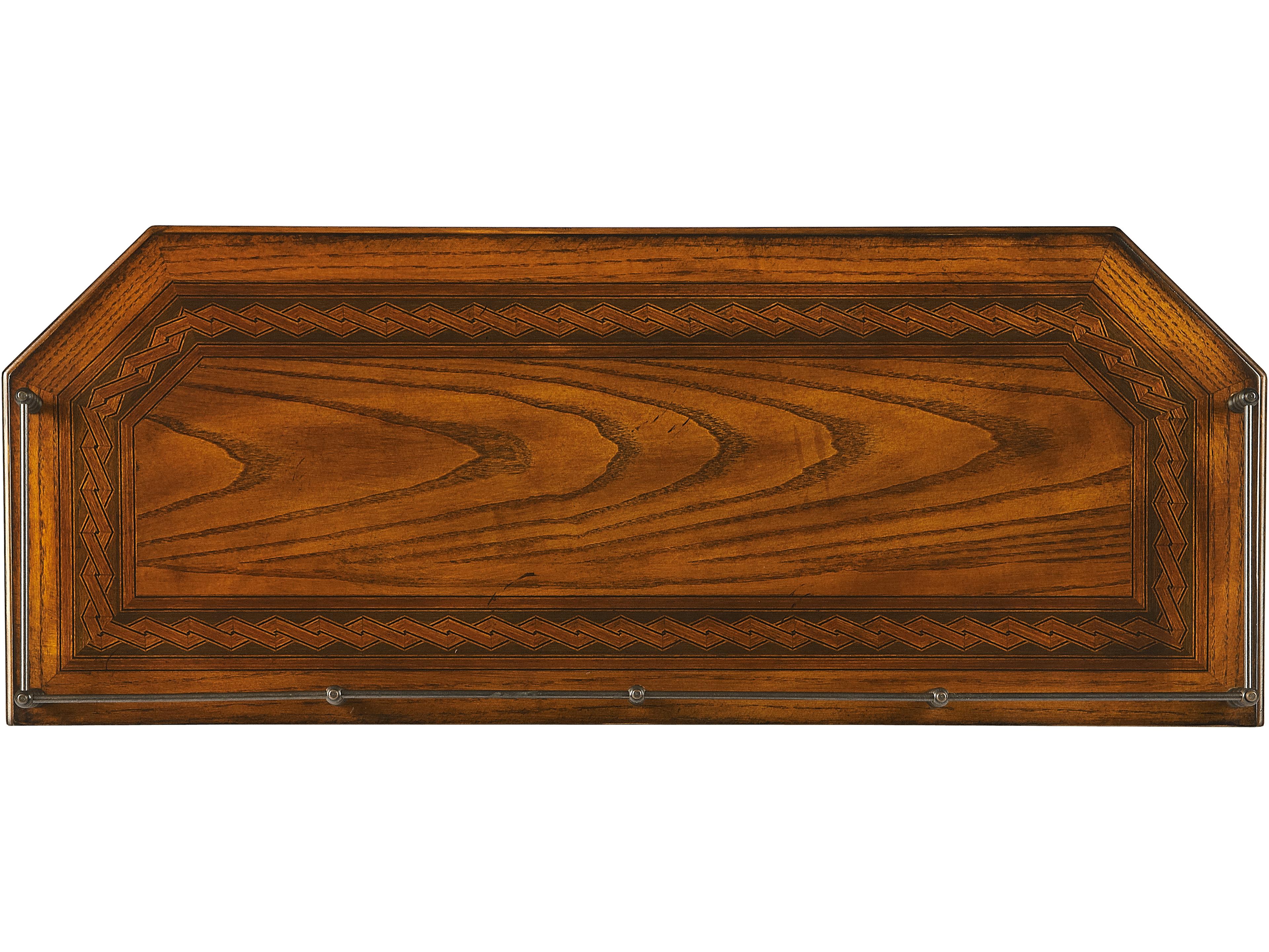 Butler Charleston Demilune Wood Umber Console Table