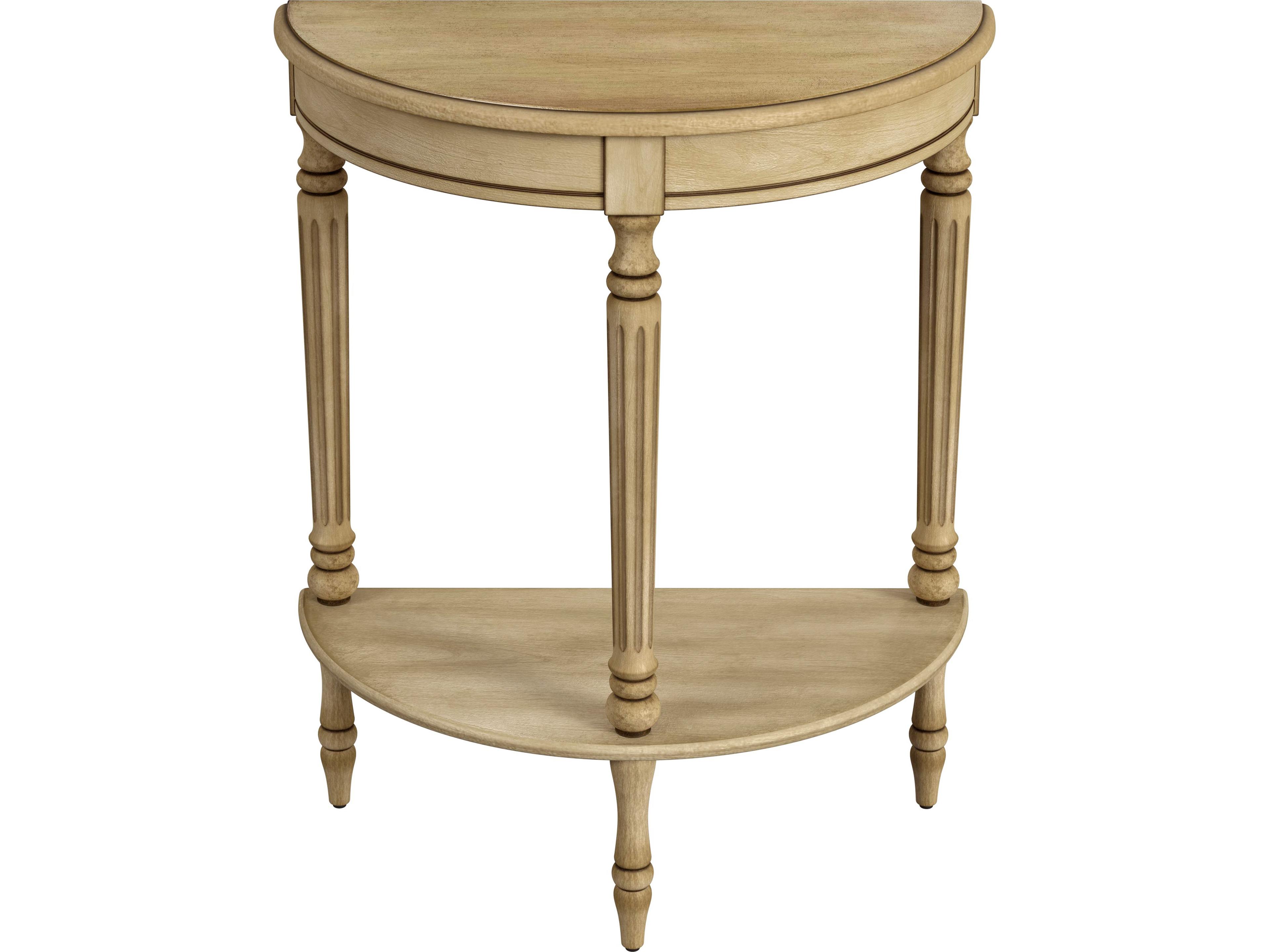 Bellini Demilune Wood Console Table