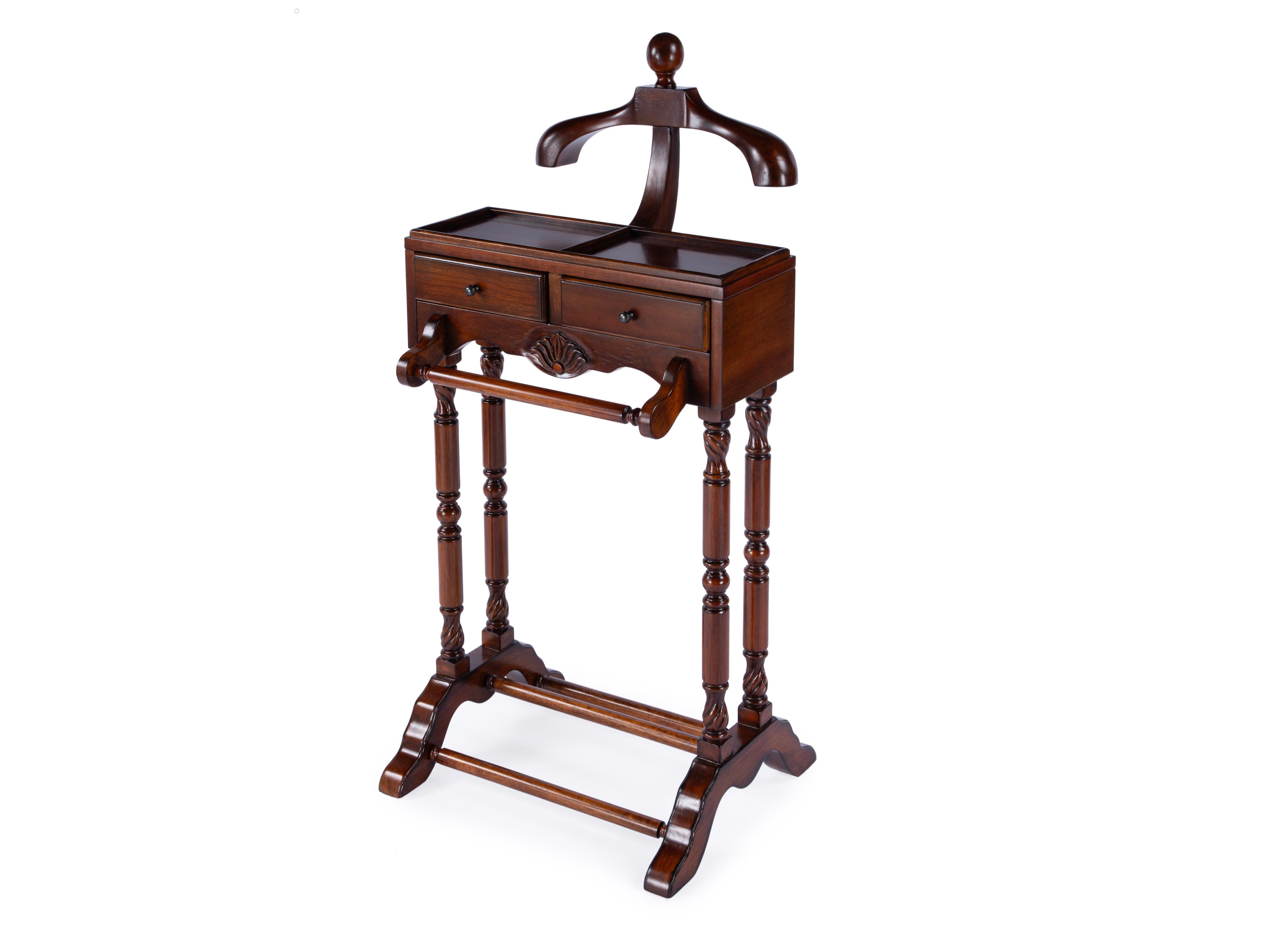 Petrov Antique Cherry Valet Stand