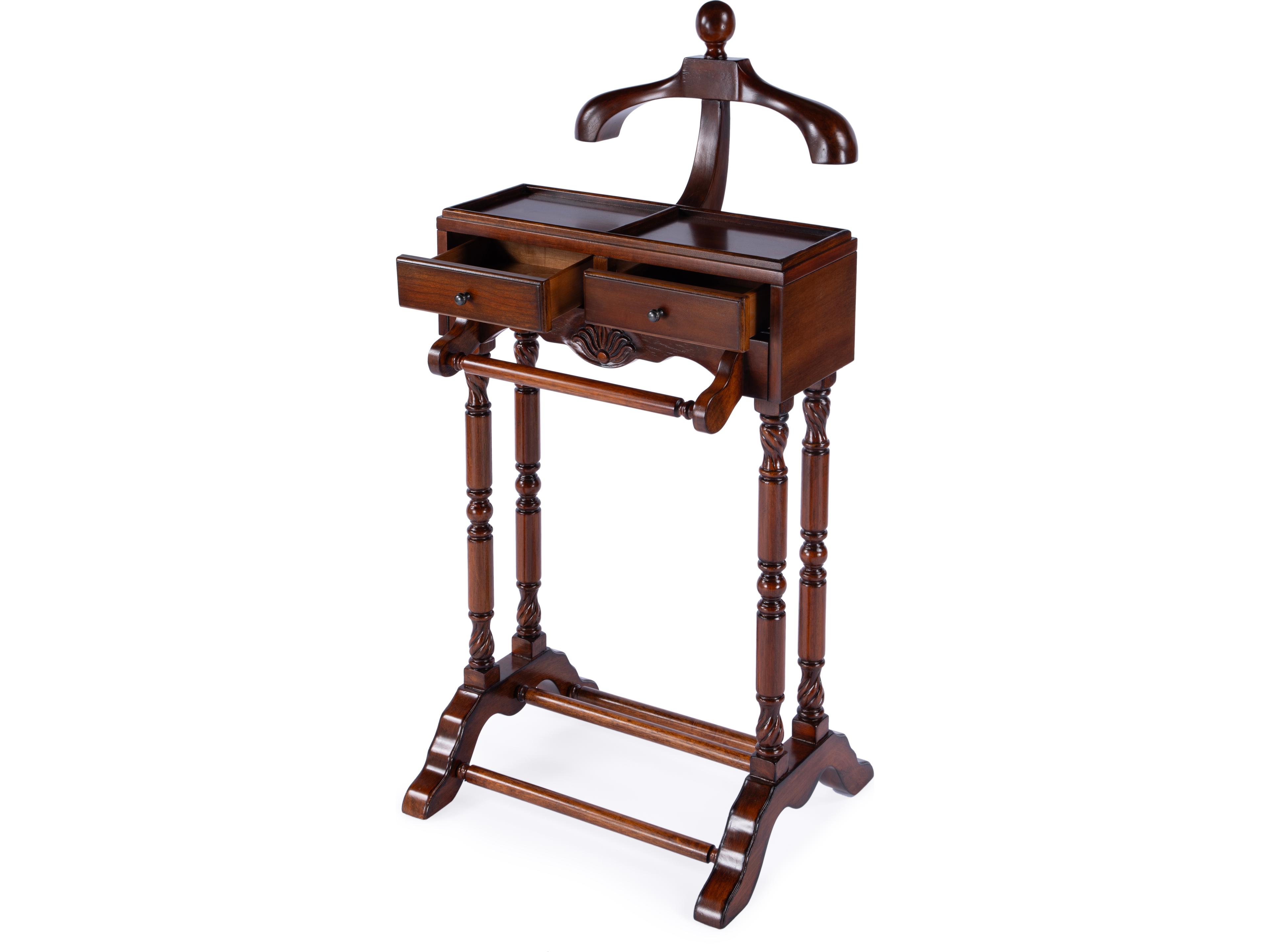 Butler Petrov Antique Cherry Valet Stand