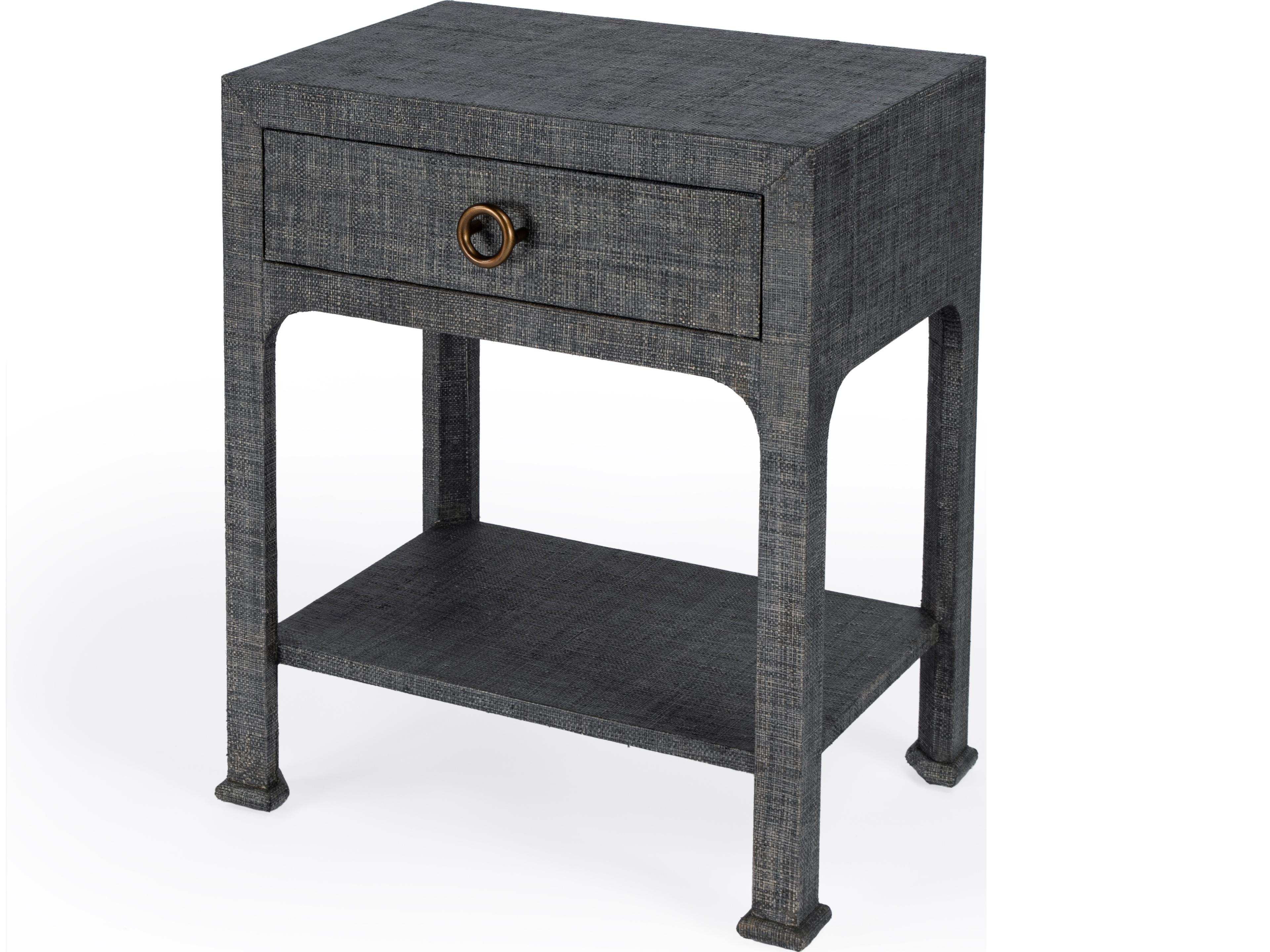 Chatham 1-Drawer Gray Maple Wood Nightstand