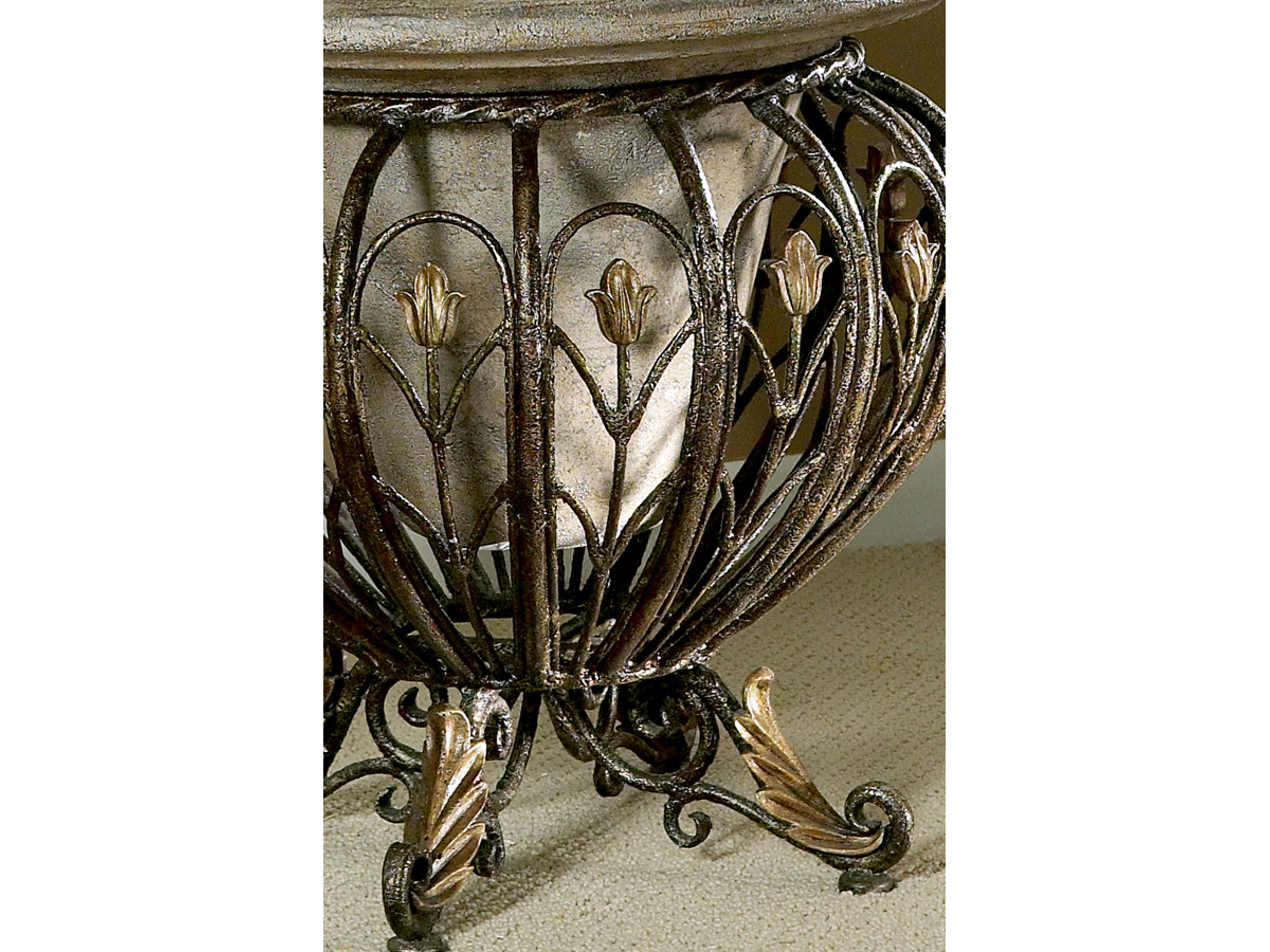 Butler Matthias Metal & Stone Decorative Planter