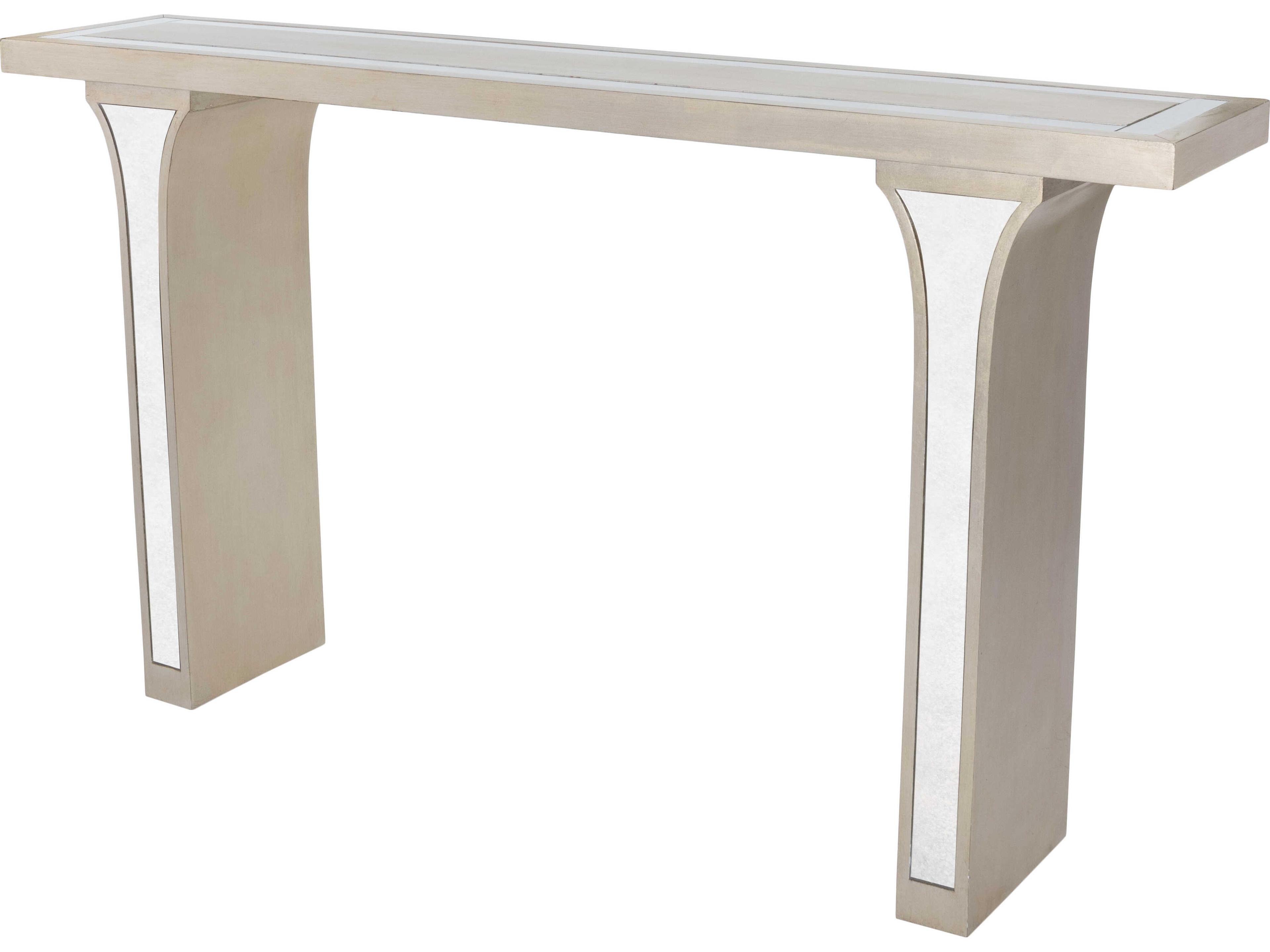 Katya Rectangular Mirror Silver Console Table
