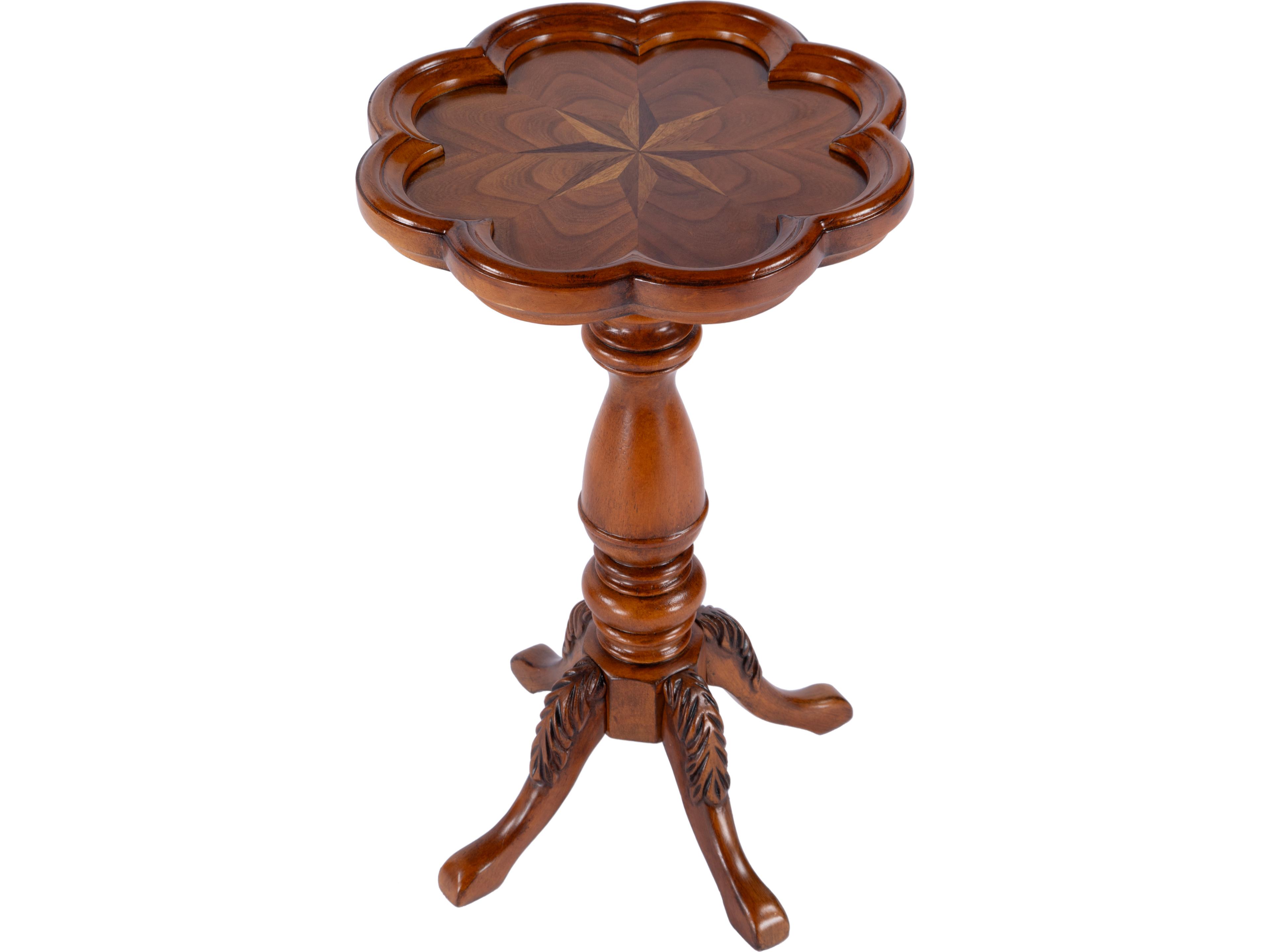 Whitman Round Wood Olive Ash End Table