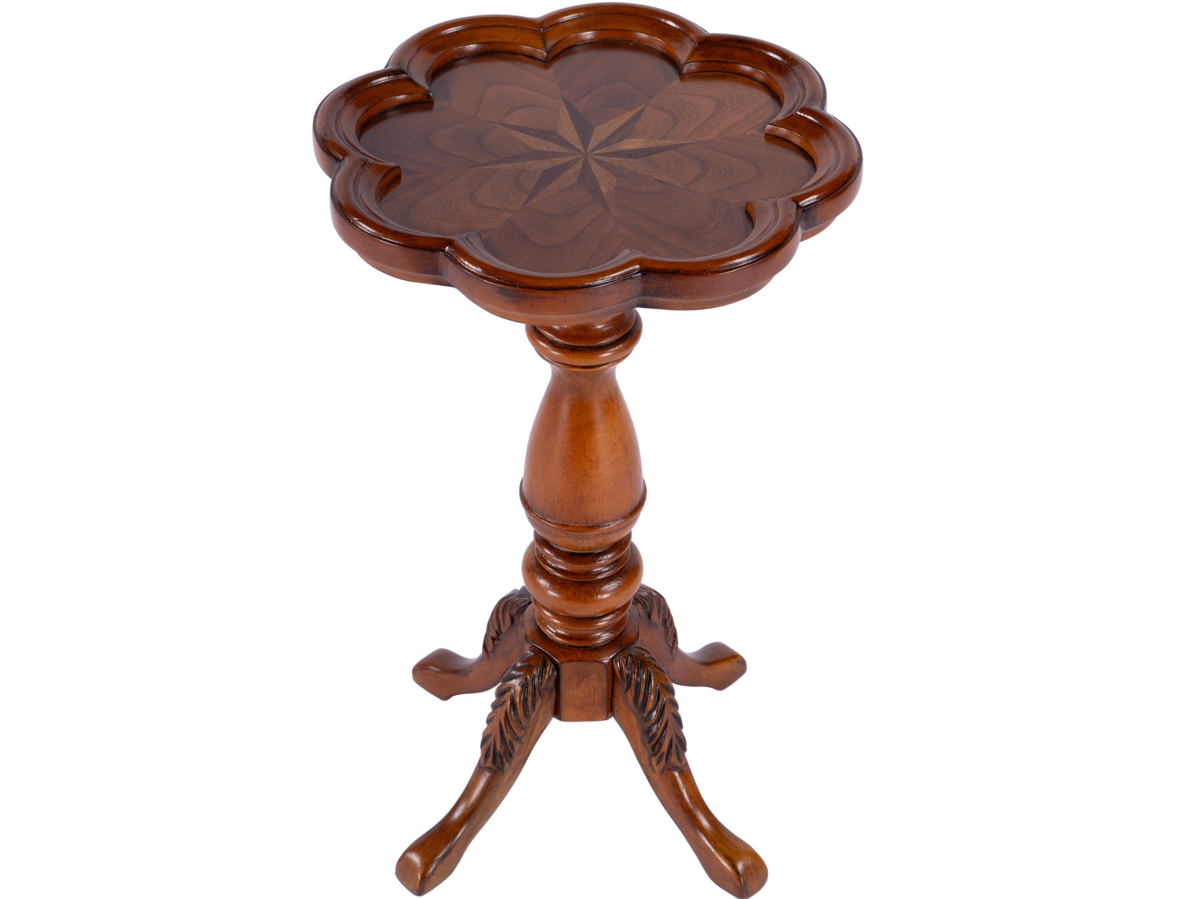 Butler Whitman Round Wood Olive Ash End Table
