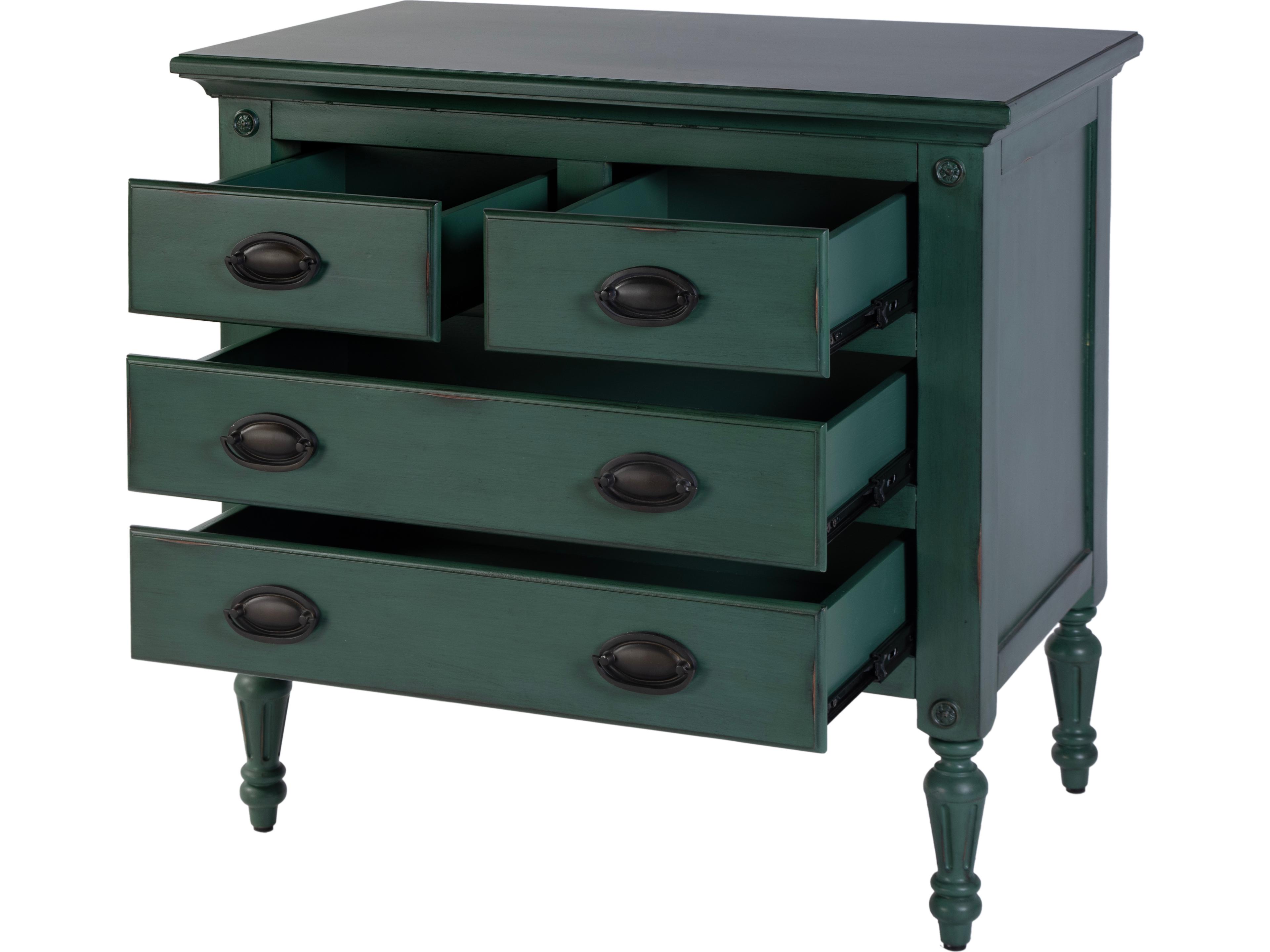 Butler Easterbrook Green Mahogany Wood Accent Chest