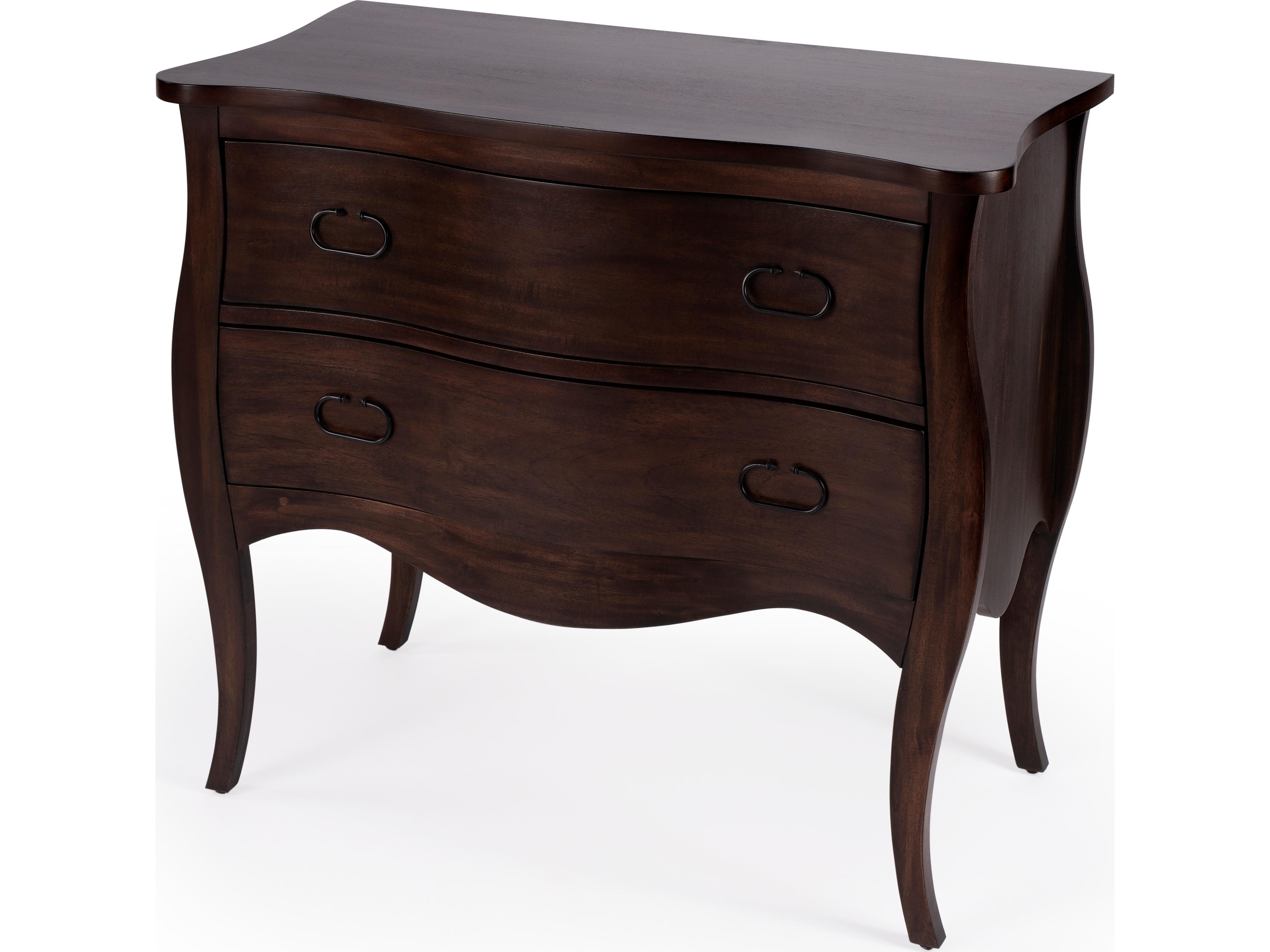 Butler Rochelle Antique Walnut Brown Mango Wood Accent Chest