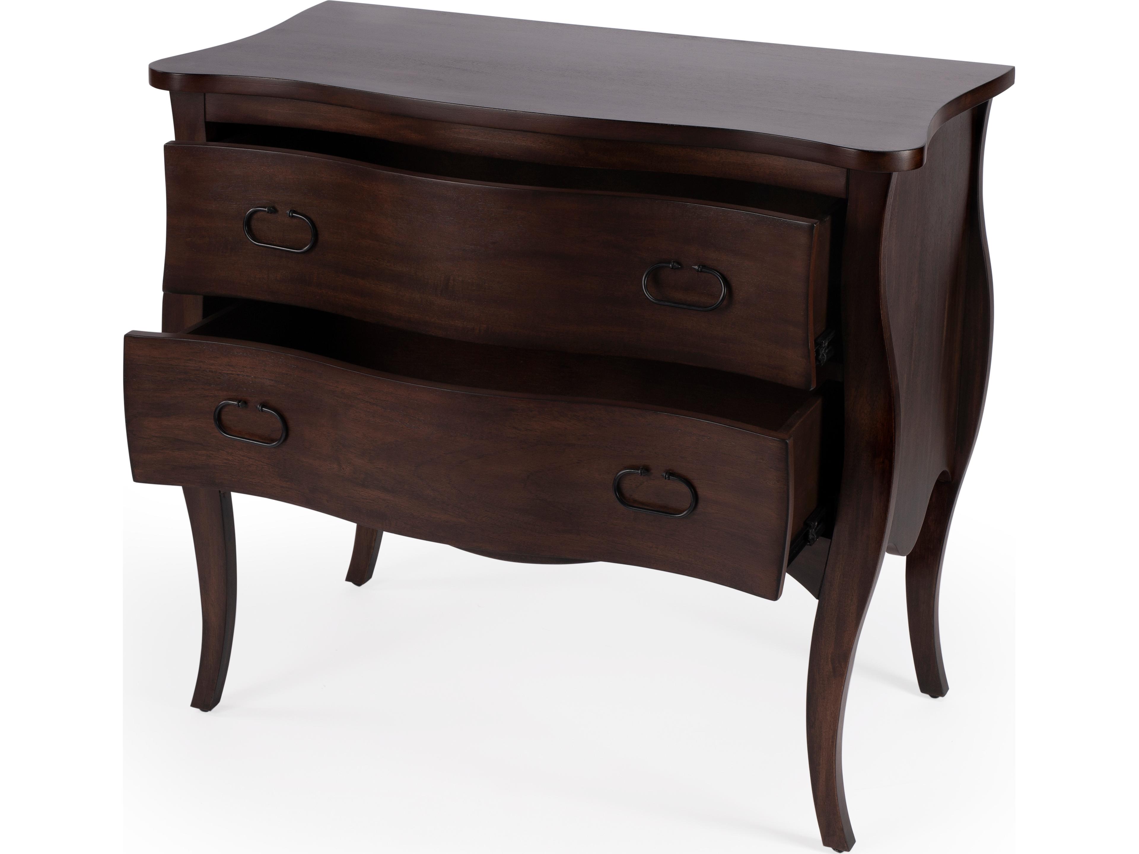 Butler Rochelle Antique Walnut Brown Mango Wood Accent Chest