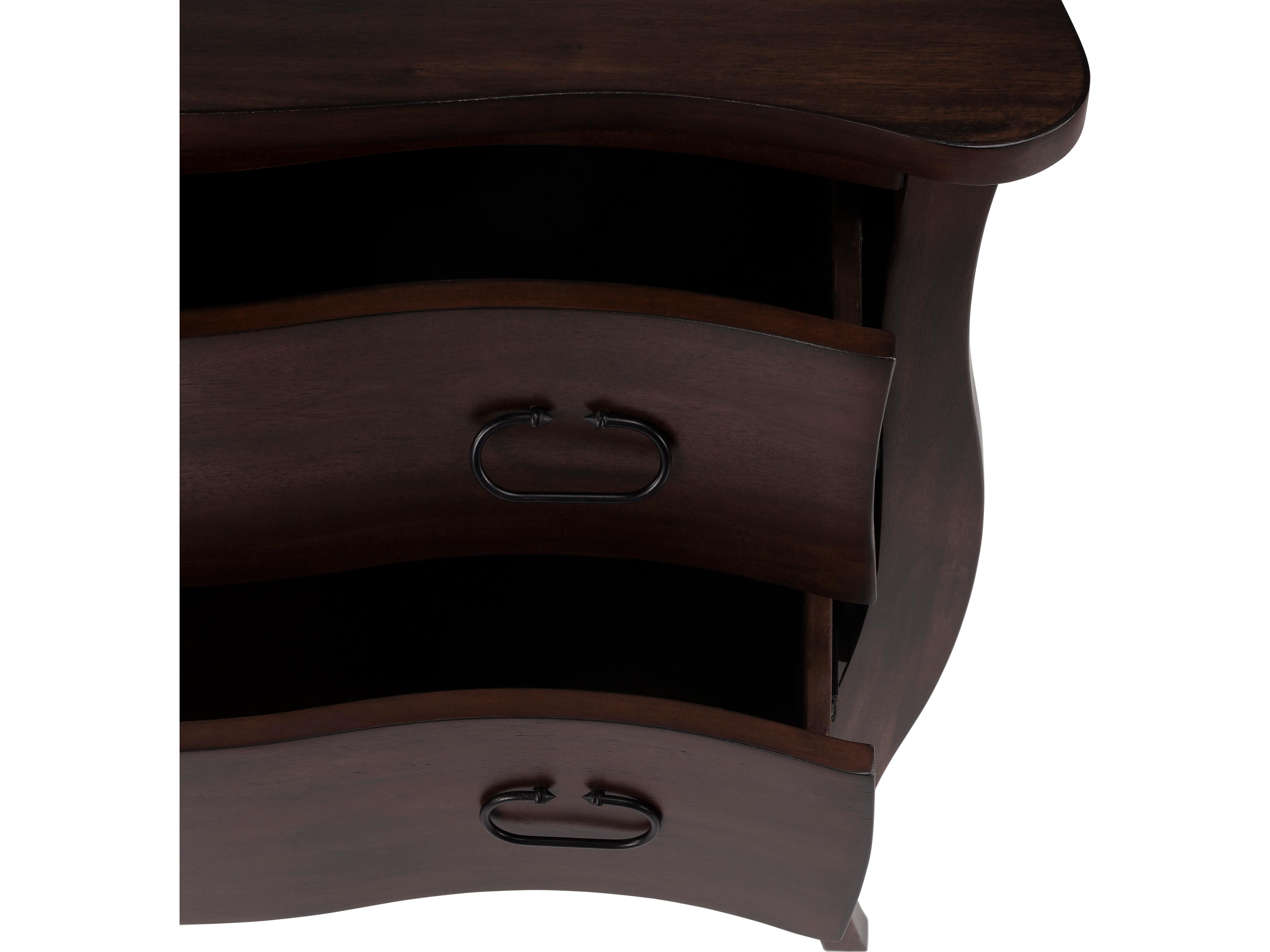 Butler Rochelle Antique Walnut Brown Mango Wood Accent Chest