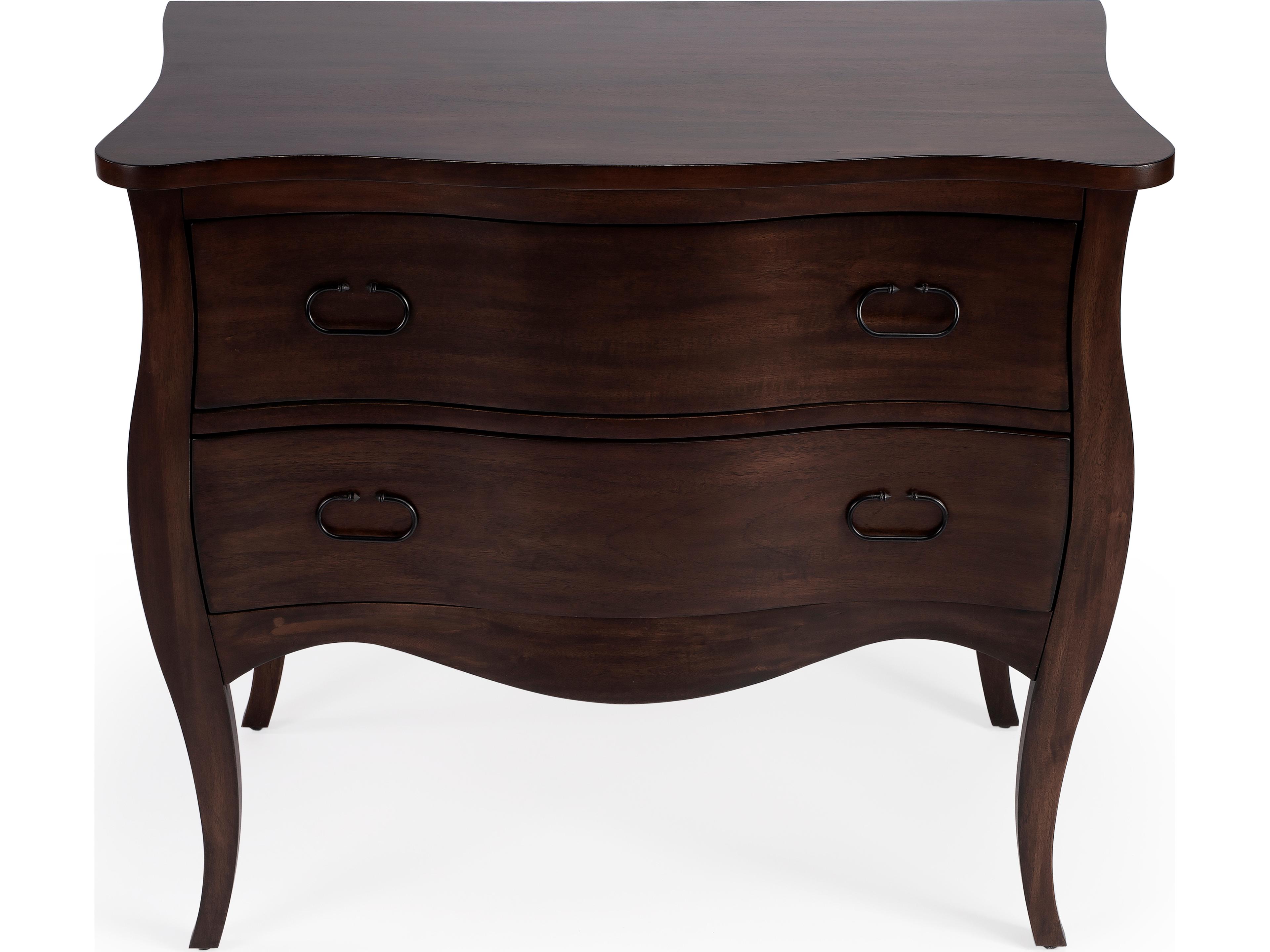 Butler Rochelle Antique Walnut Brown Mango Wood Accent Chest