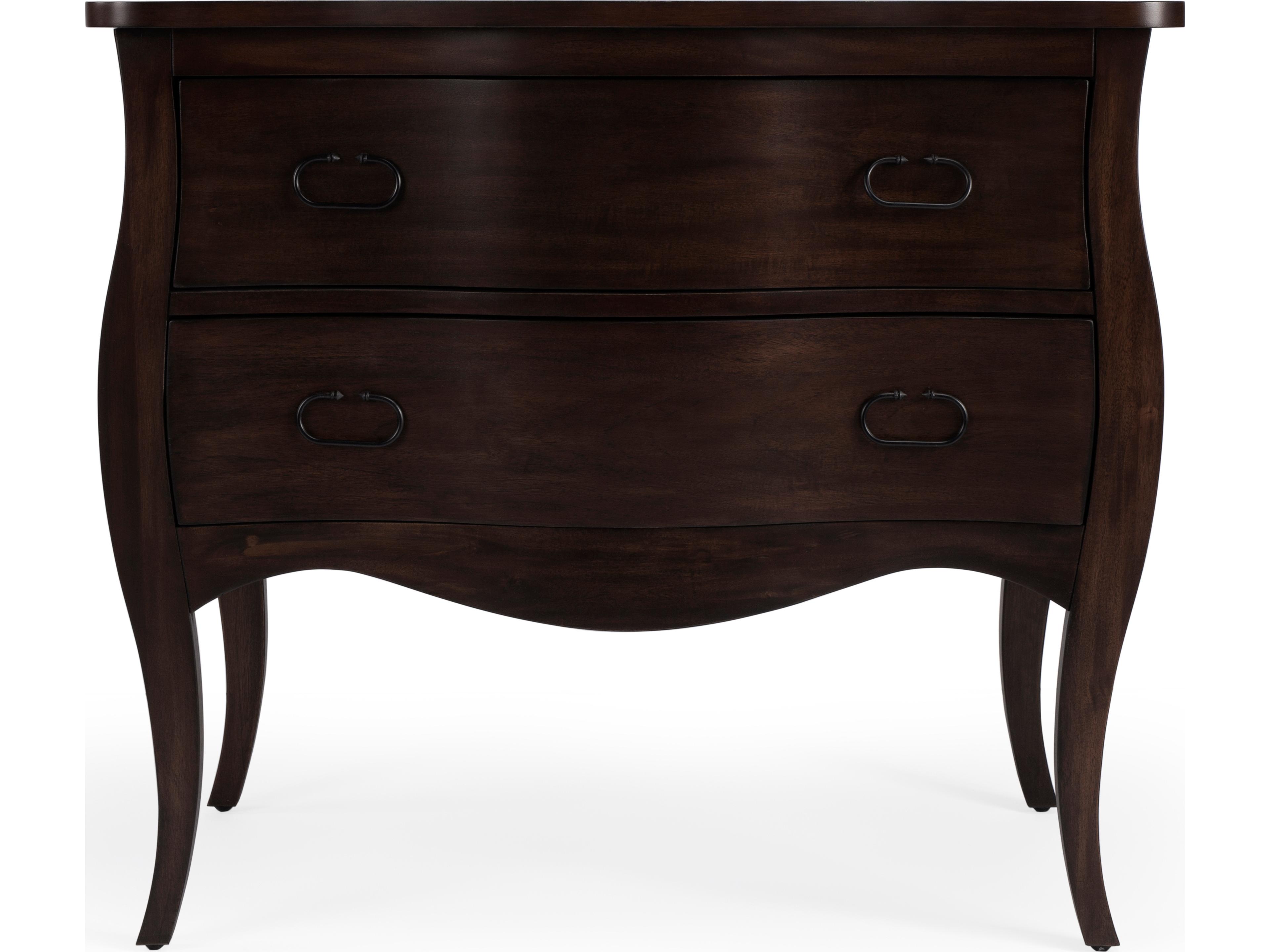 Butler Rochelle Antique Walnut Brown Mango Wood Accent Chest