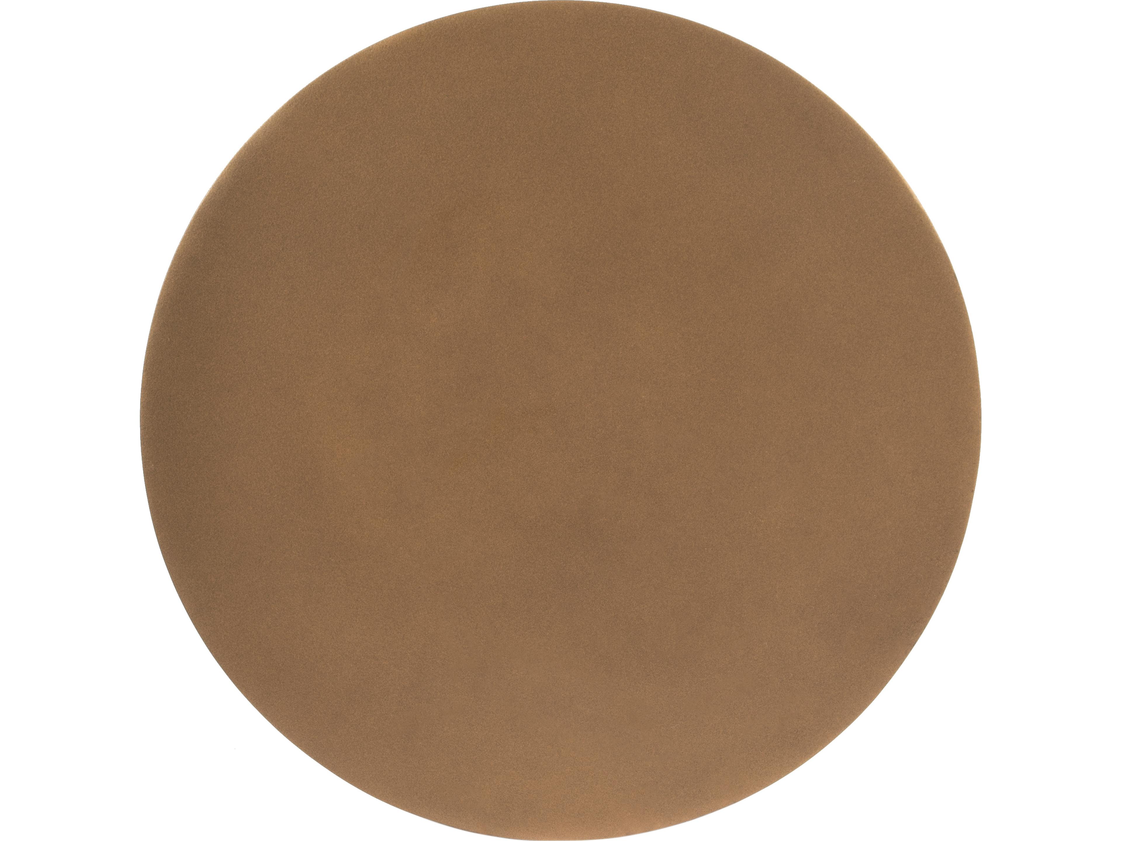 Butler Zora Round Metal Gold Powder End Table