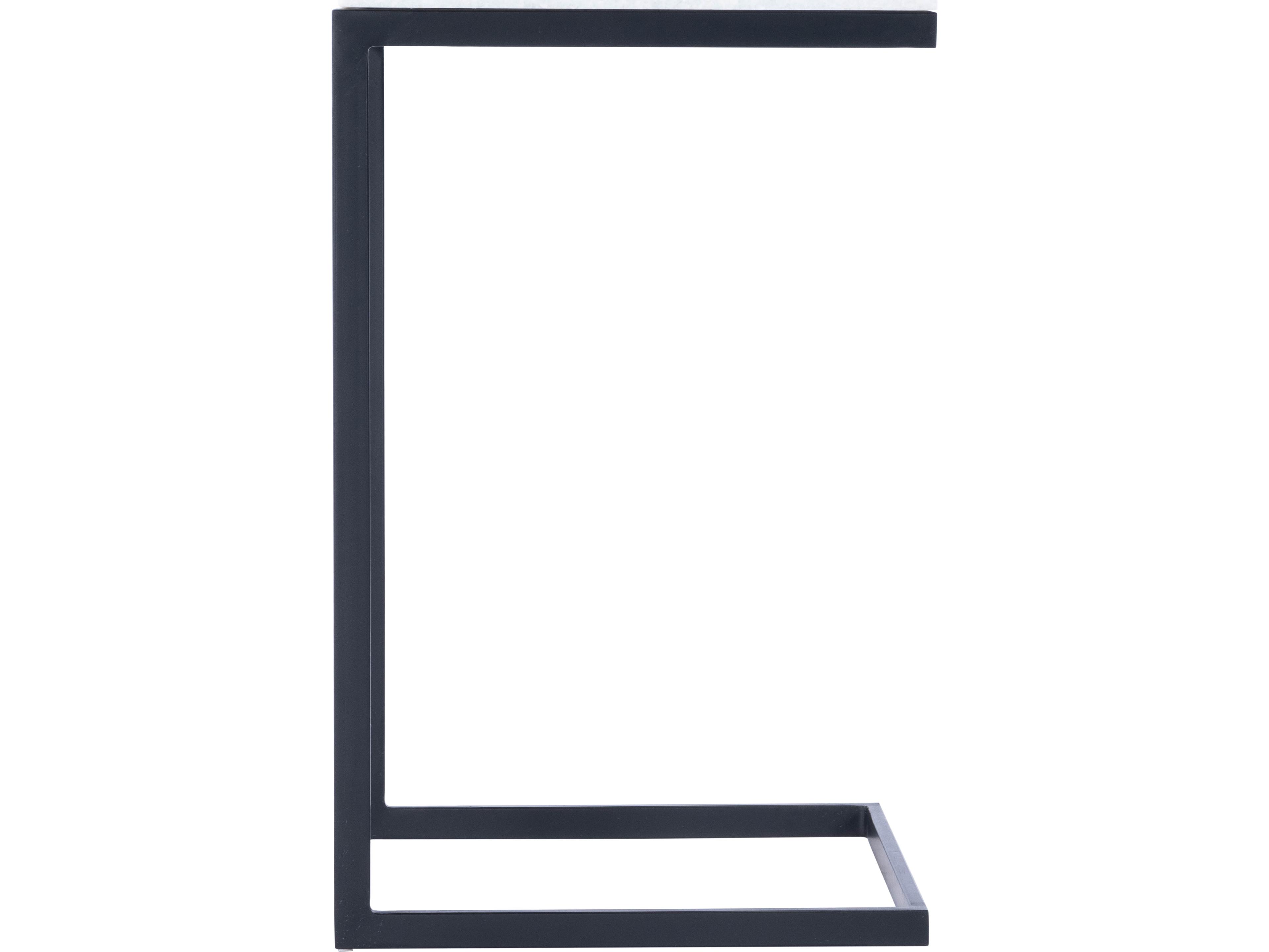 Butler Lawler Square Marble Black End Table