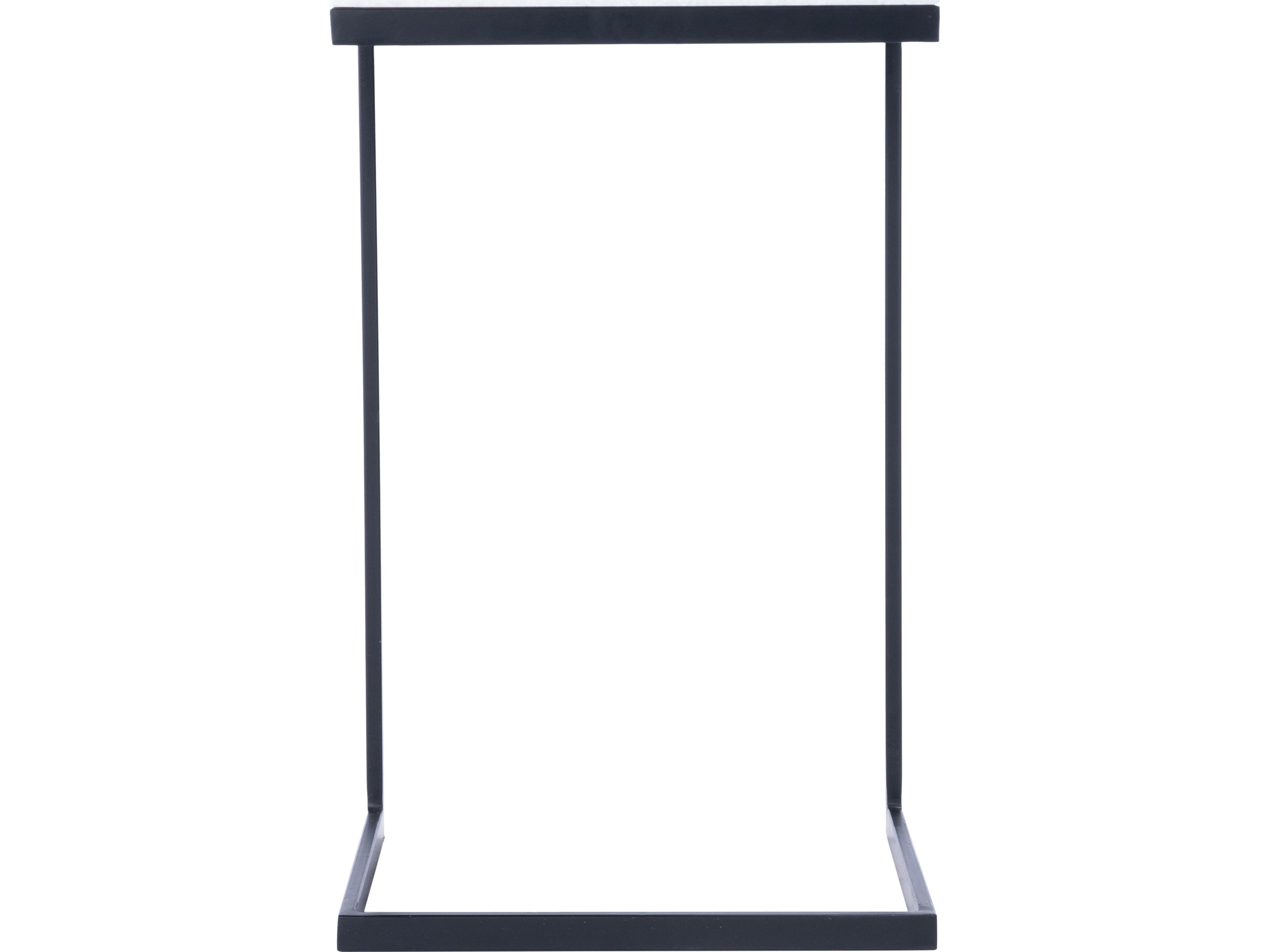 Butler Lawler Square Marble Black End Table
