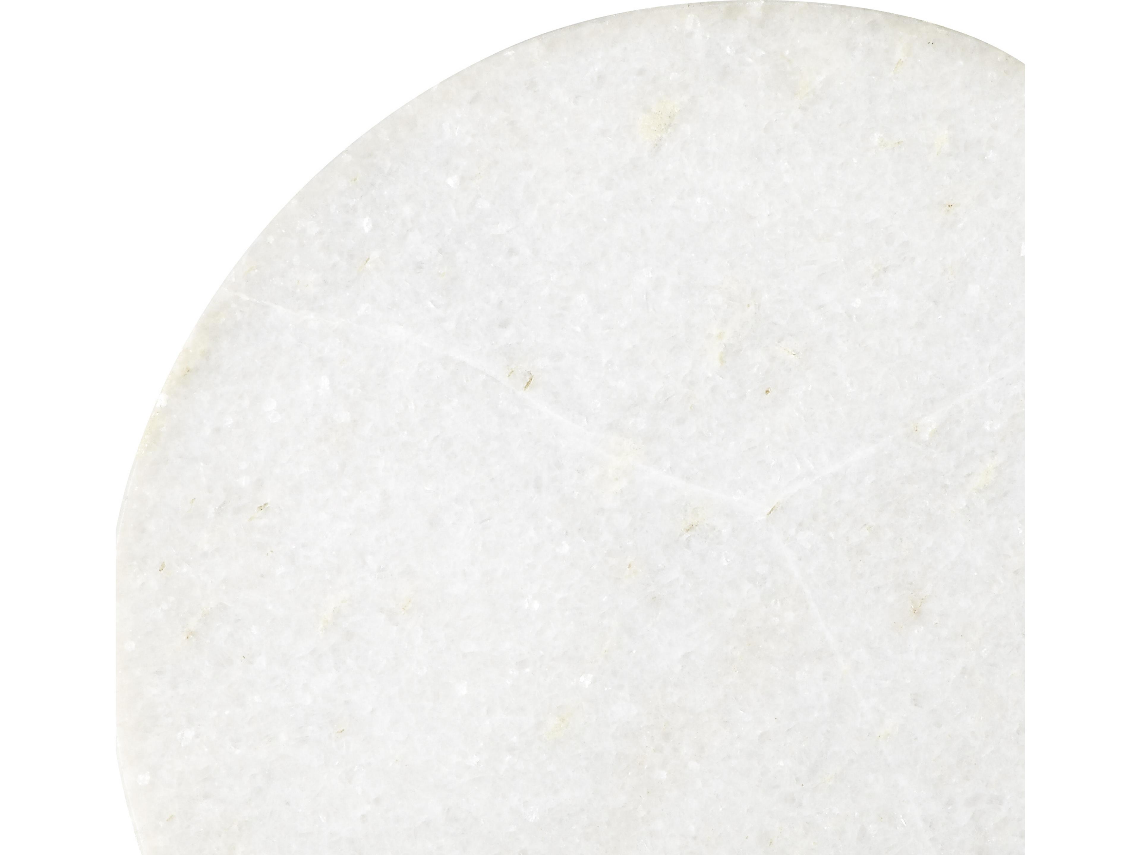 Butler Claypool Round Marble Metalworks End Table