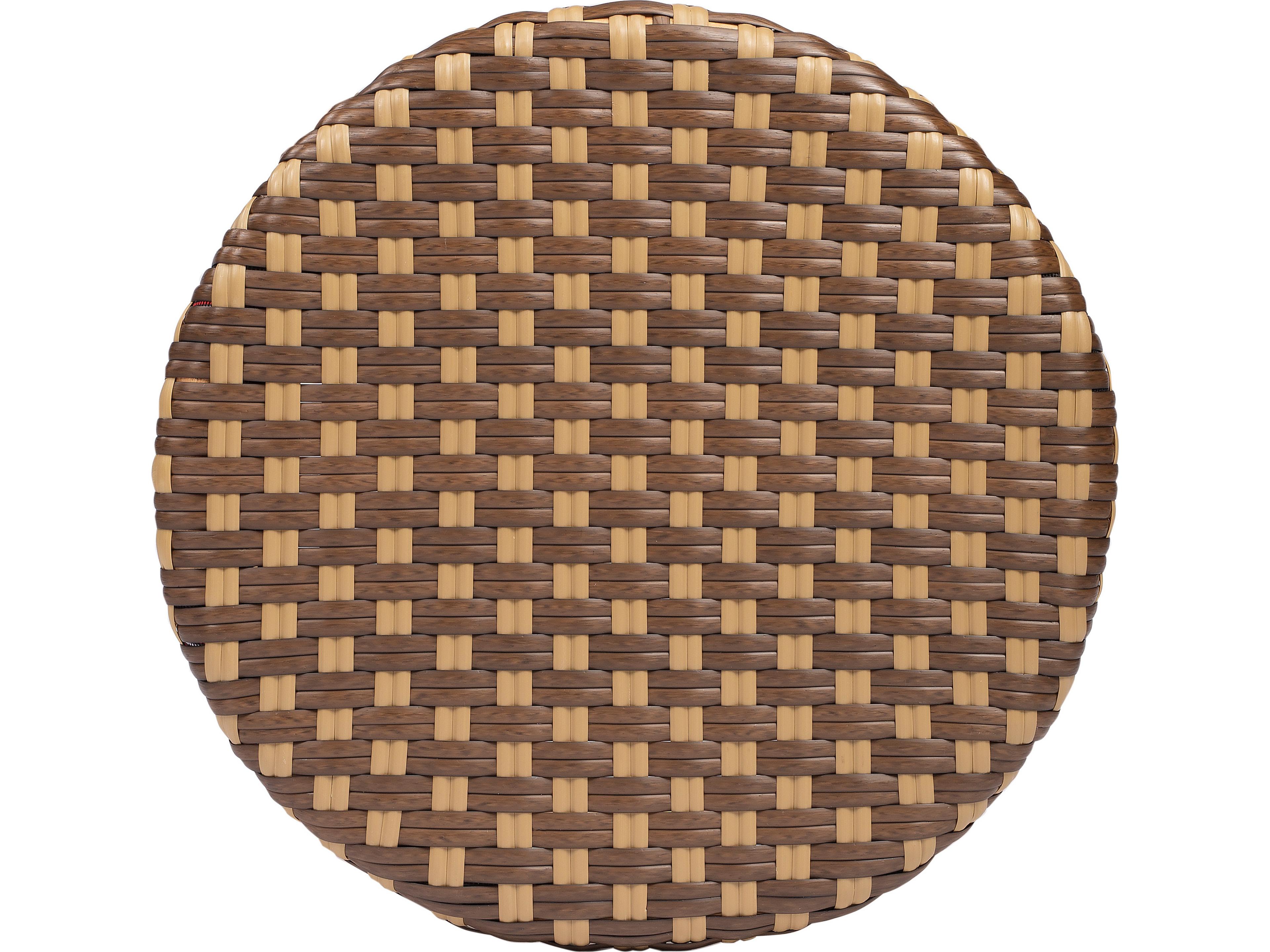 Butler Tobias Brown tan Dot Natural Rattan Frame Bar Stool