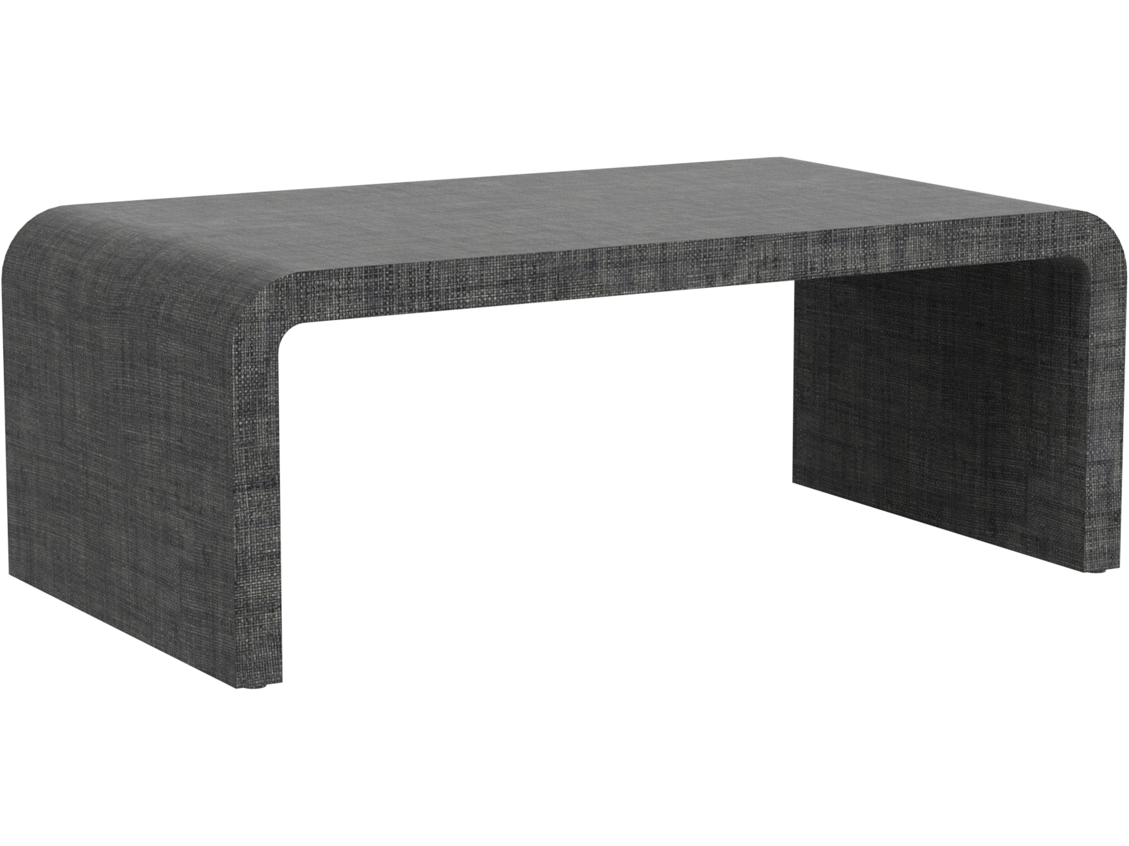 Chatham Rectangular Rattan Charcoal Raffia Coffee Table