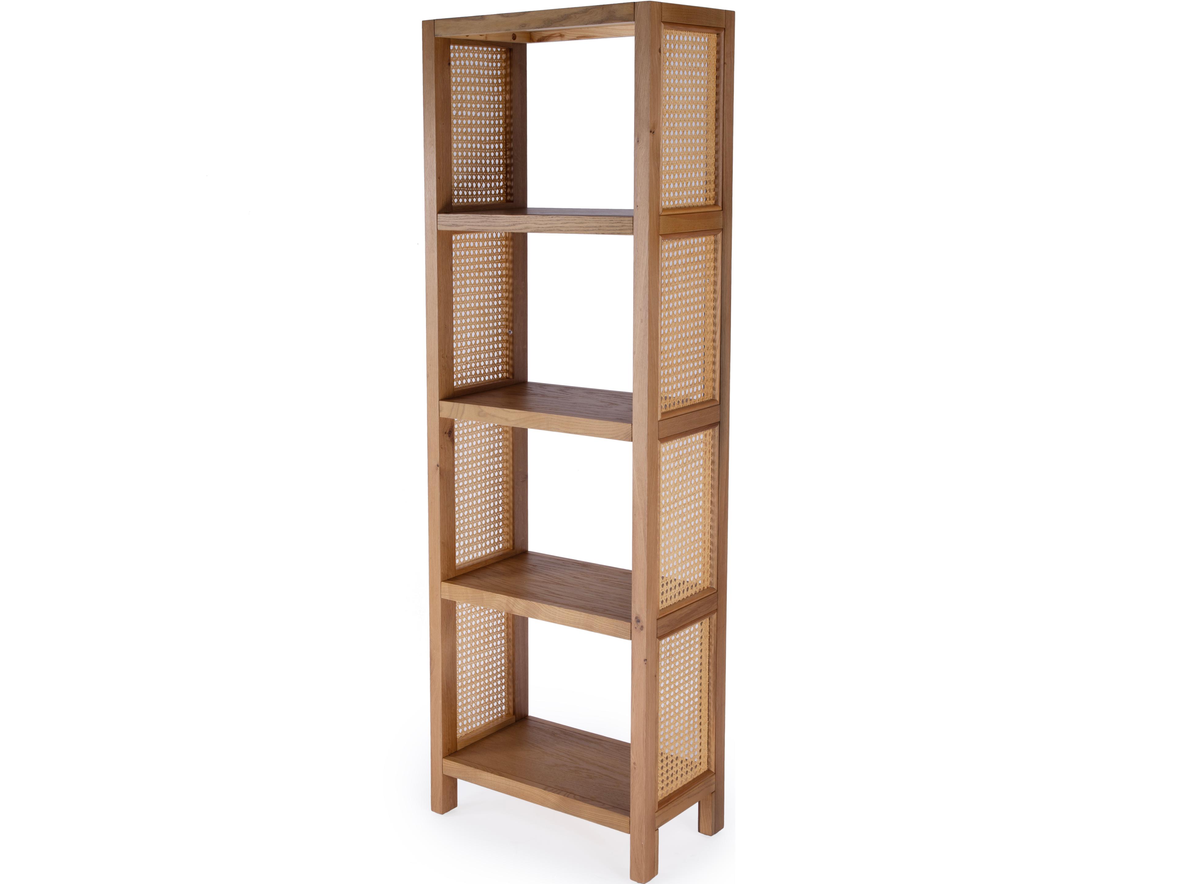 Mesa Natural & Cane Bookcase