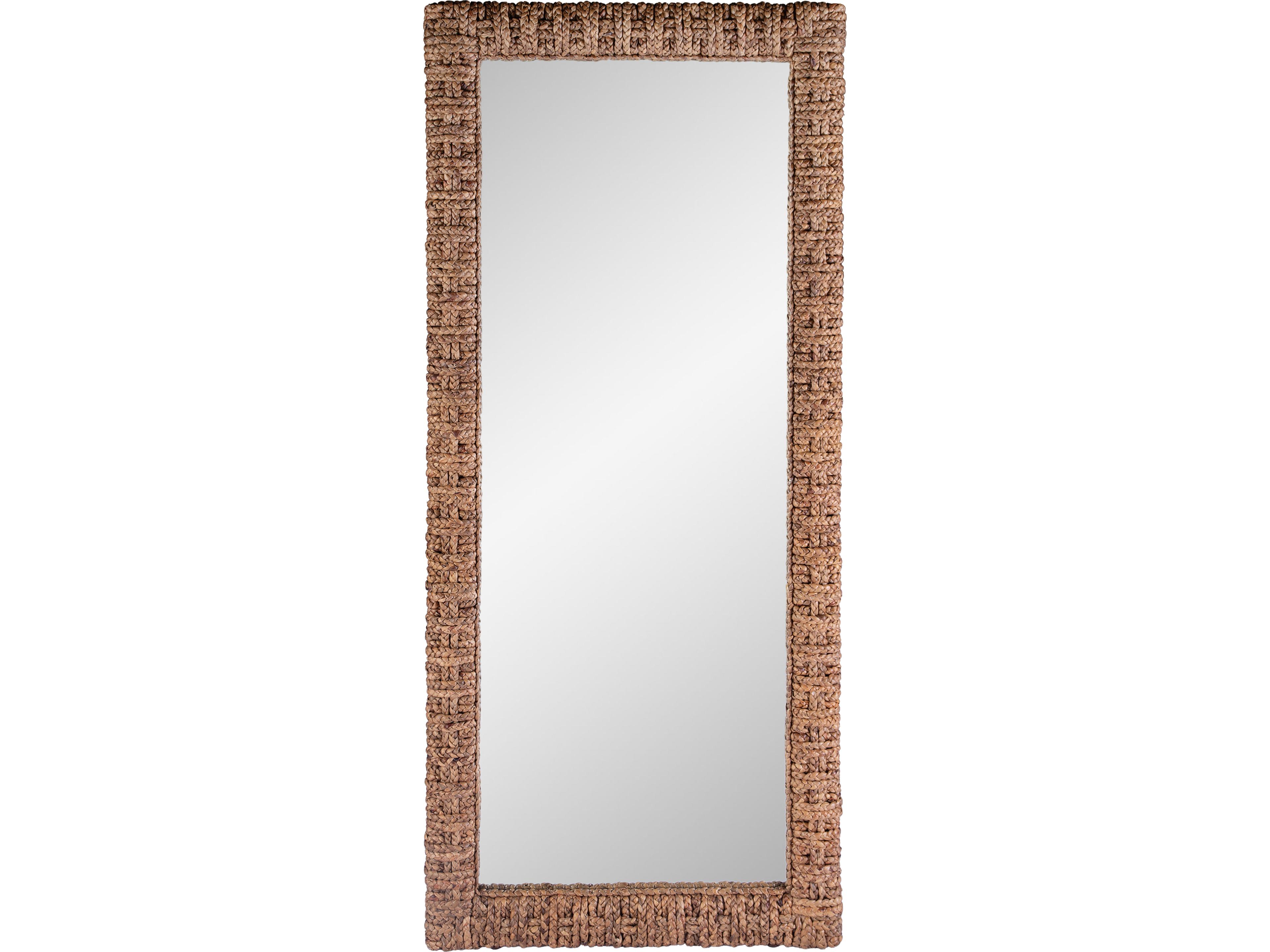 Gloucester Banana Leaf Rectangular Floor Mirror