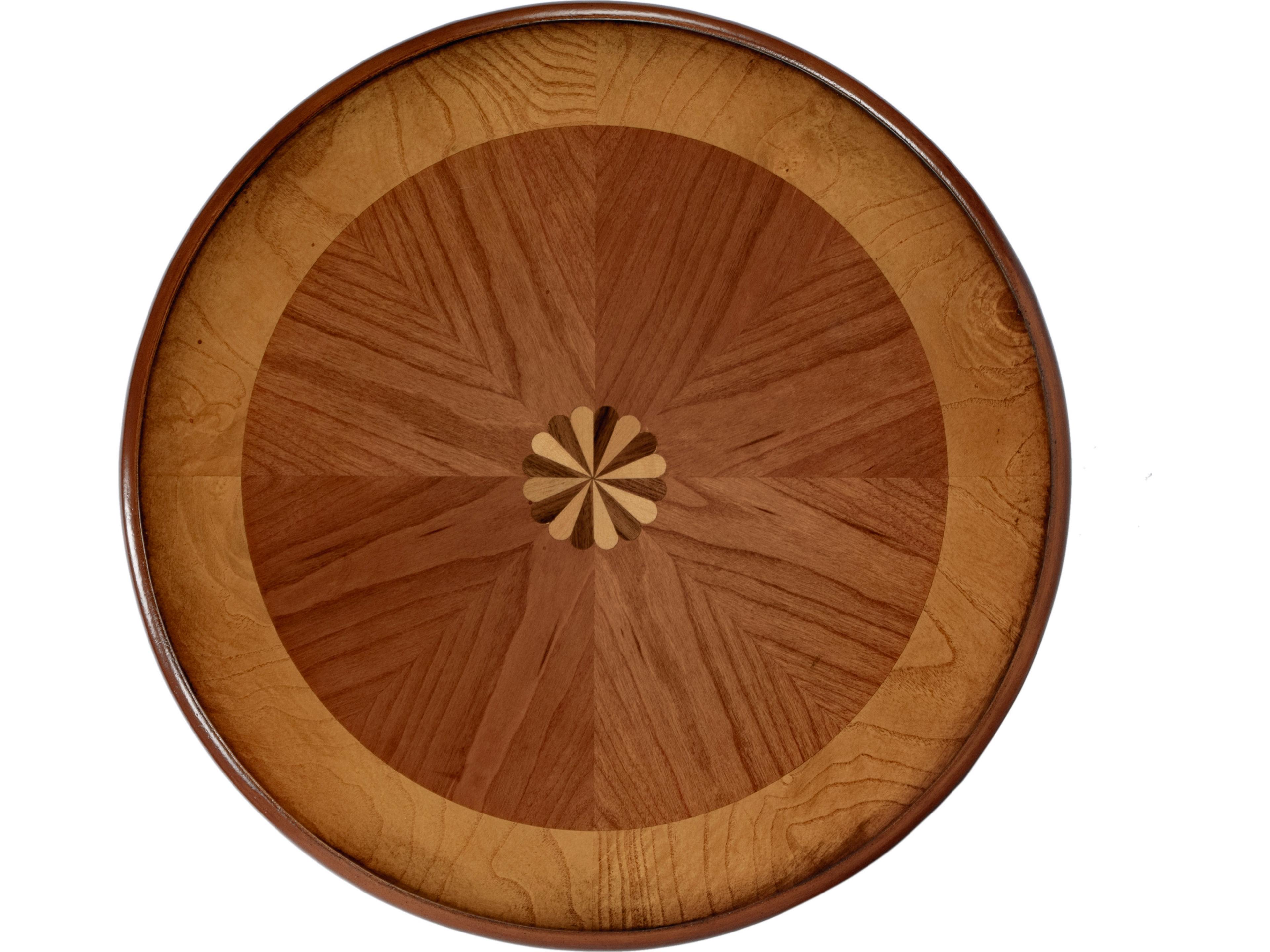 Butler Holdin Round Wood Olive Ash End Table