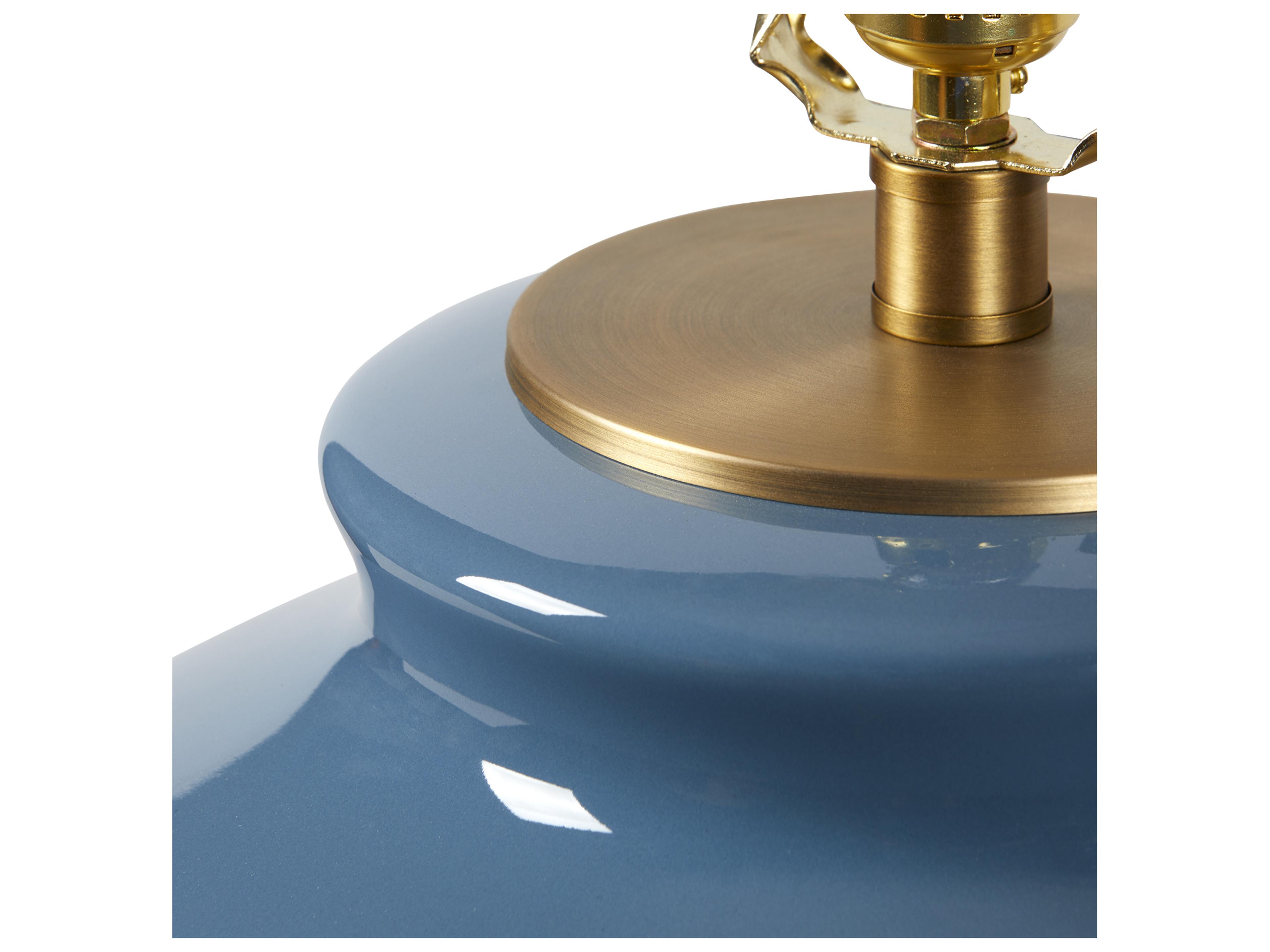 Villa & House Aksel Cruise Teal Blue Buffet Lamp