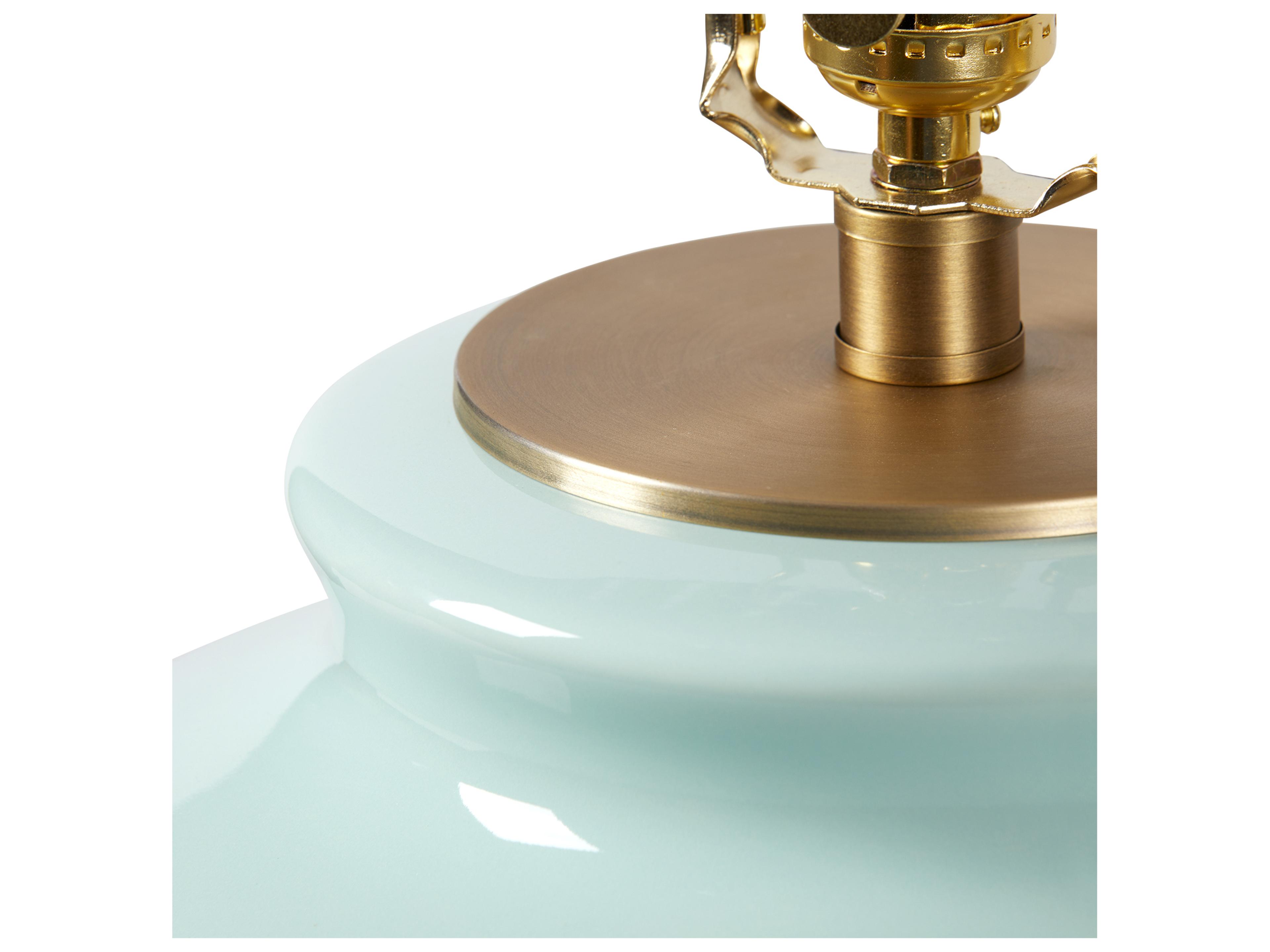 Villa & House Aksel Pacific Teal Green Buffet Lamp