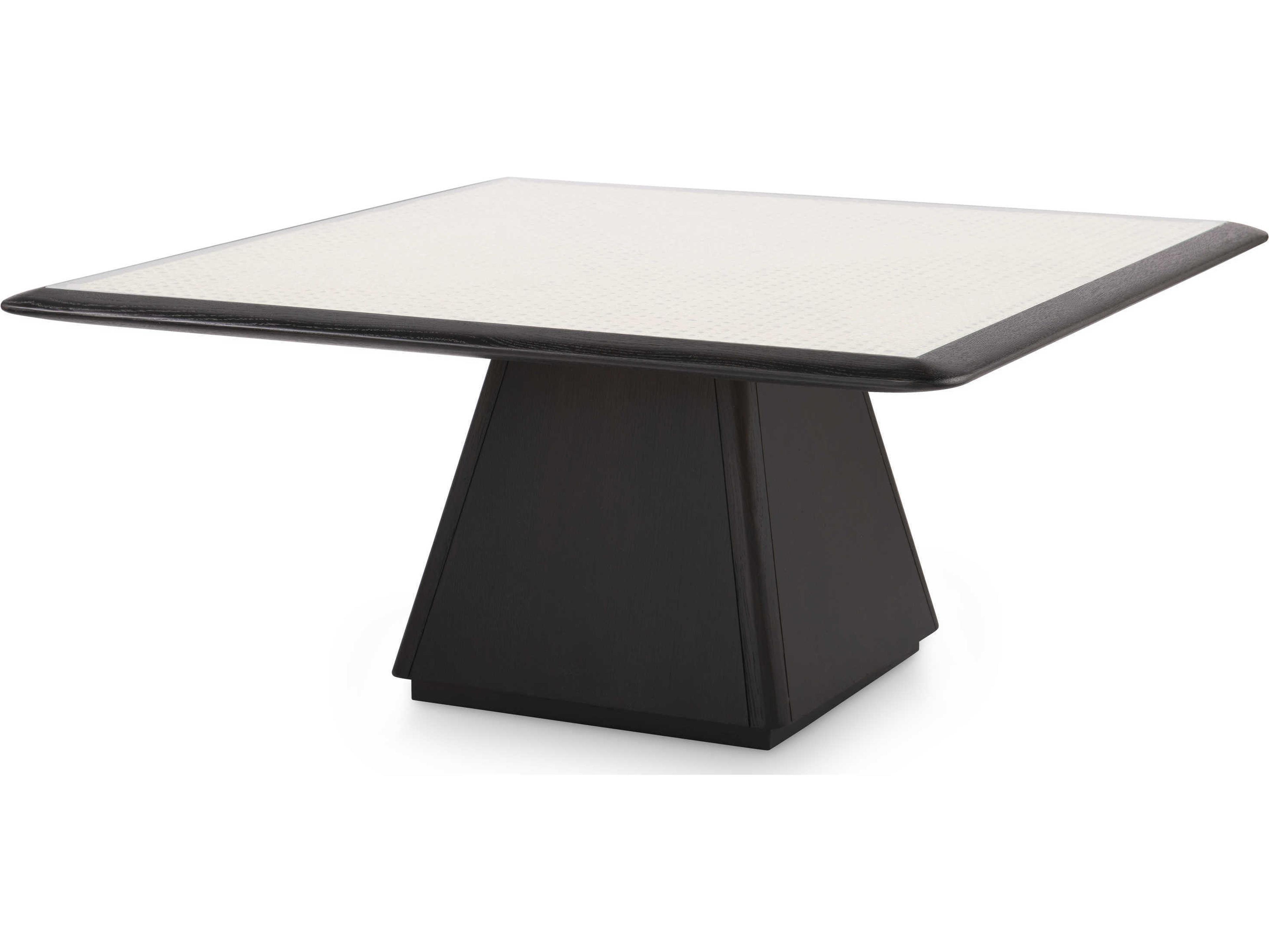 Villa & House Square Glass Espresso Coffee Table