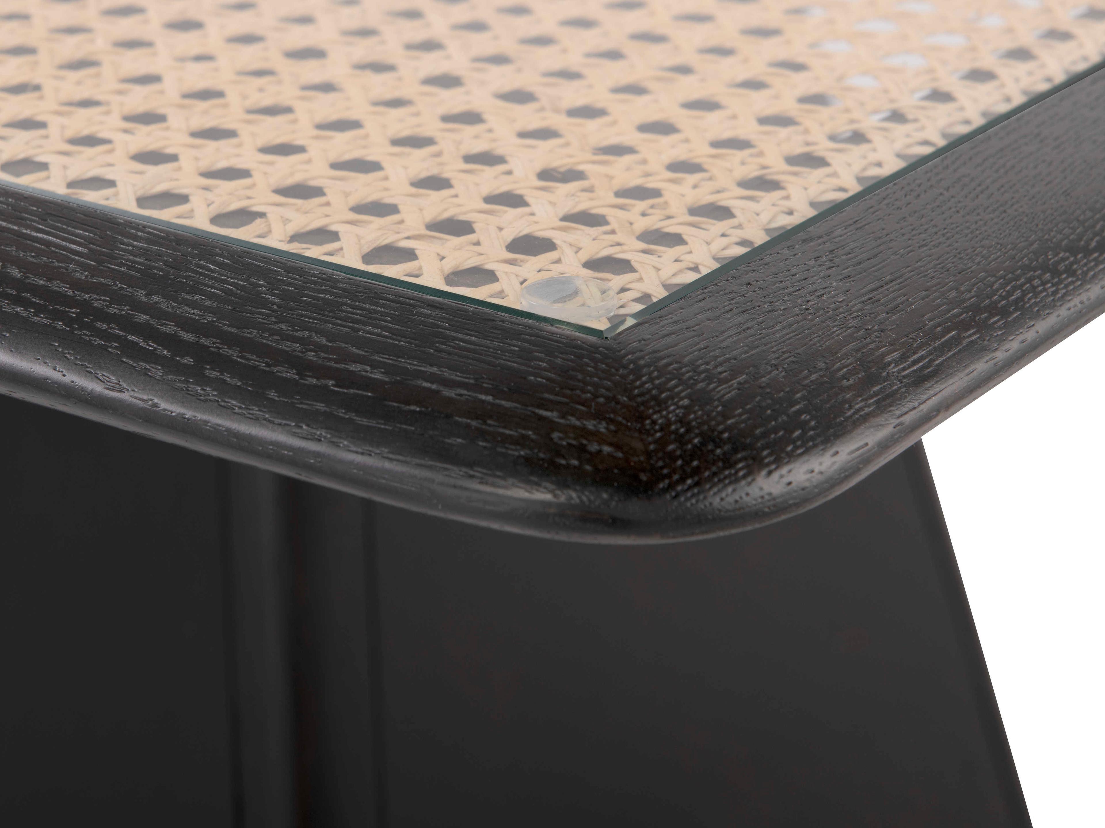 Villa & House Square Glass Espresso Coffee Table