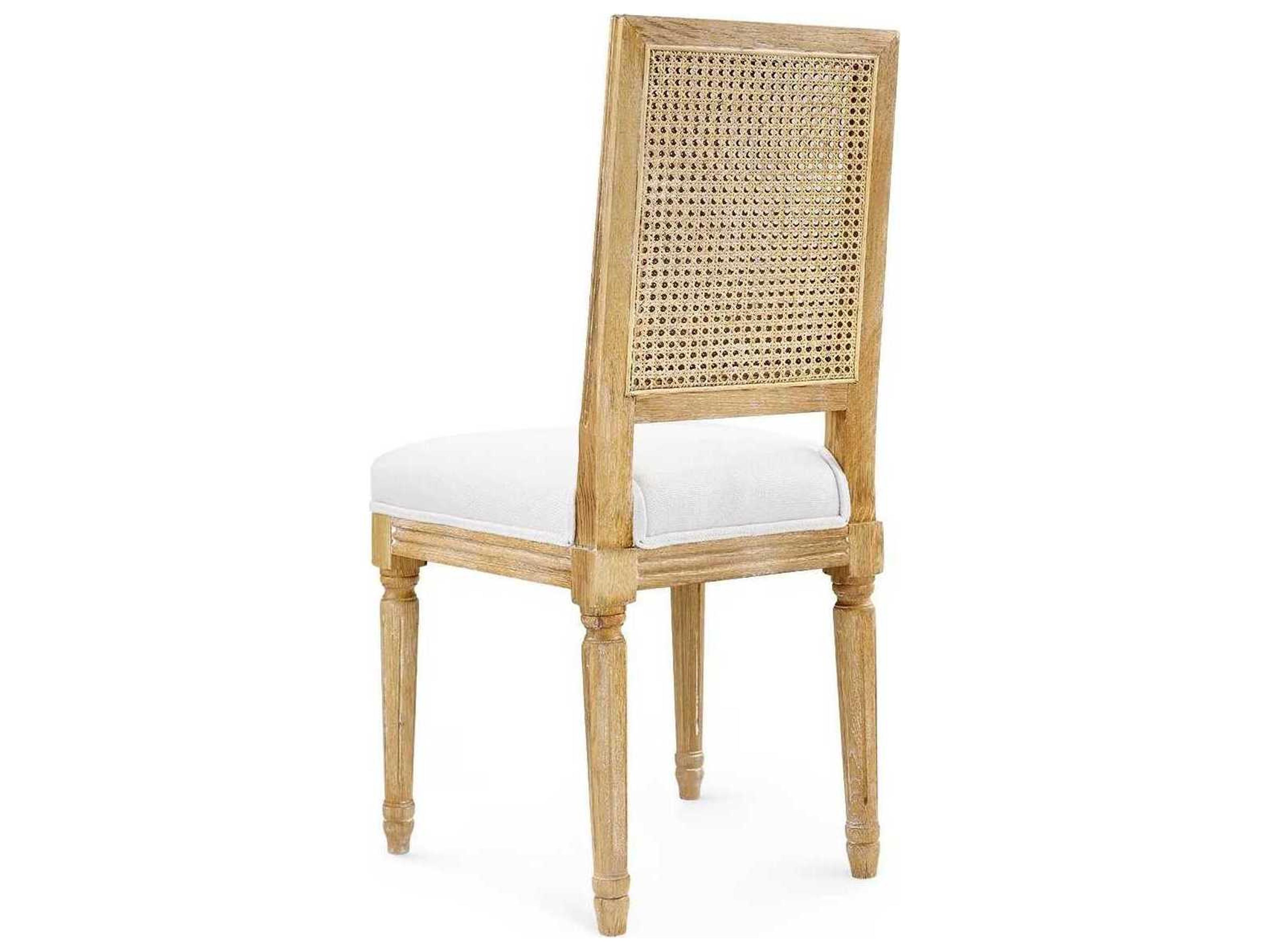Villa & House Annette Natural Upholstered Side Dining Chair