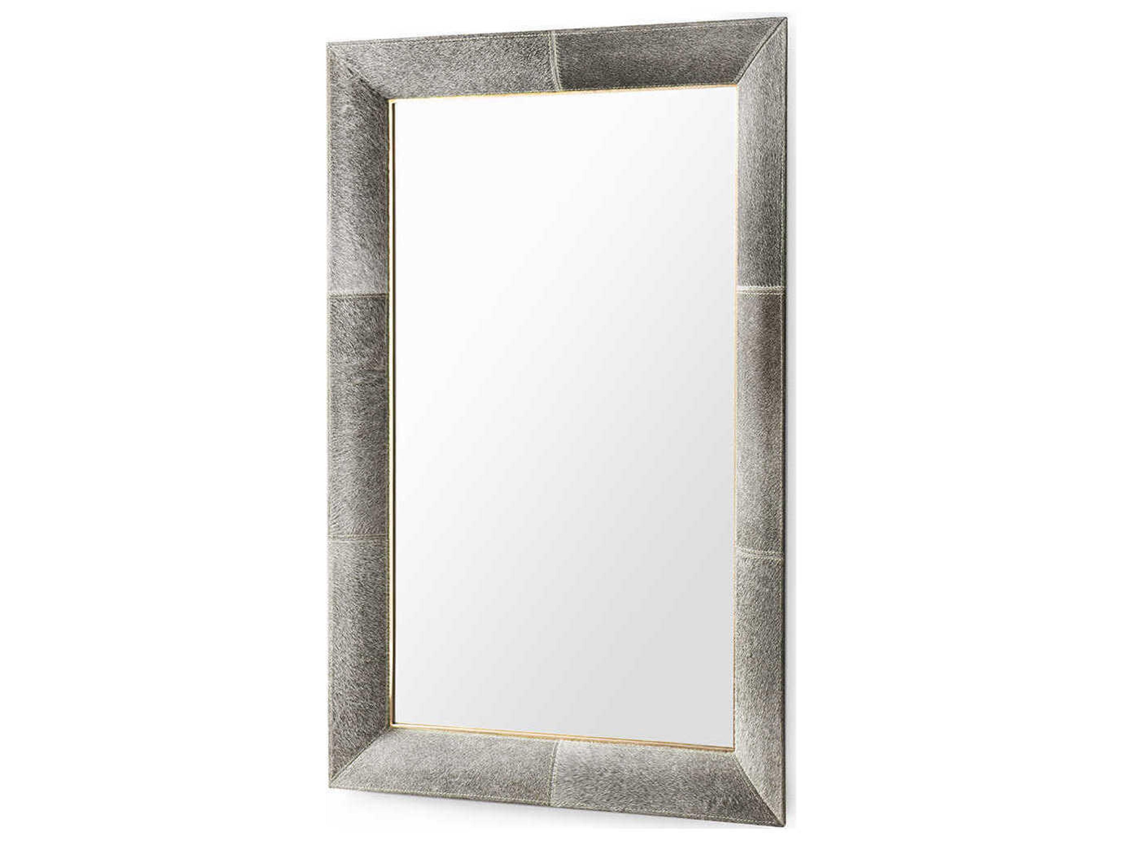 Andre Gray Rectangular Wall Mirror