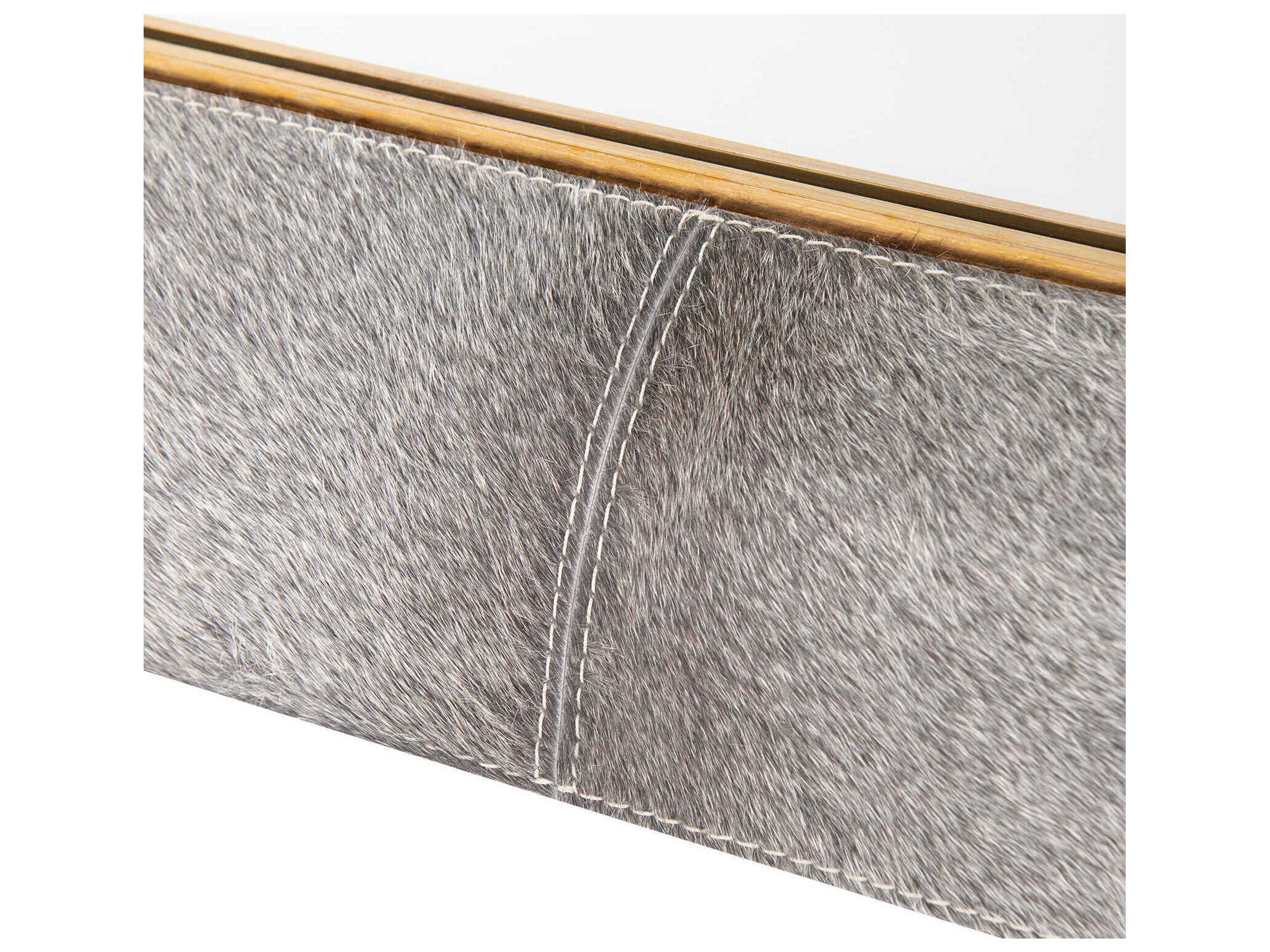 Villa & House Andre Gray Rectangular Wall Mirror