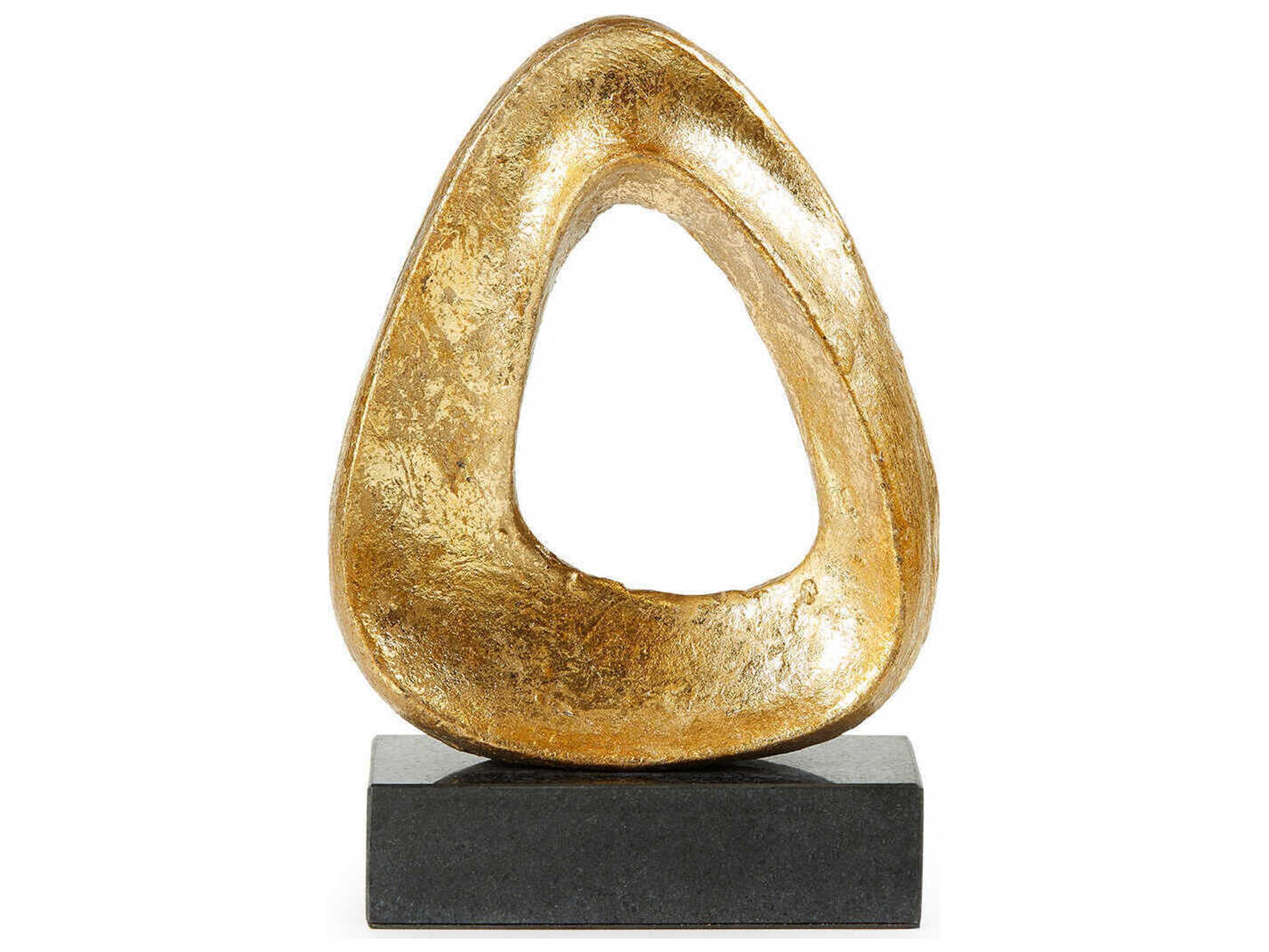 Villa & House Alpha Black / Gold Sculpture