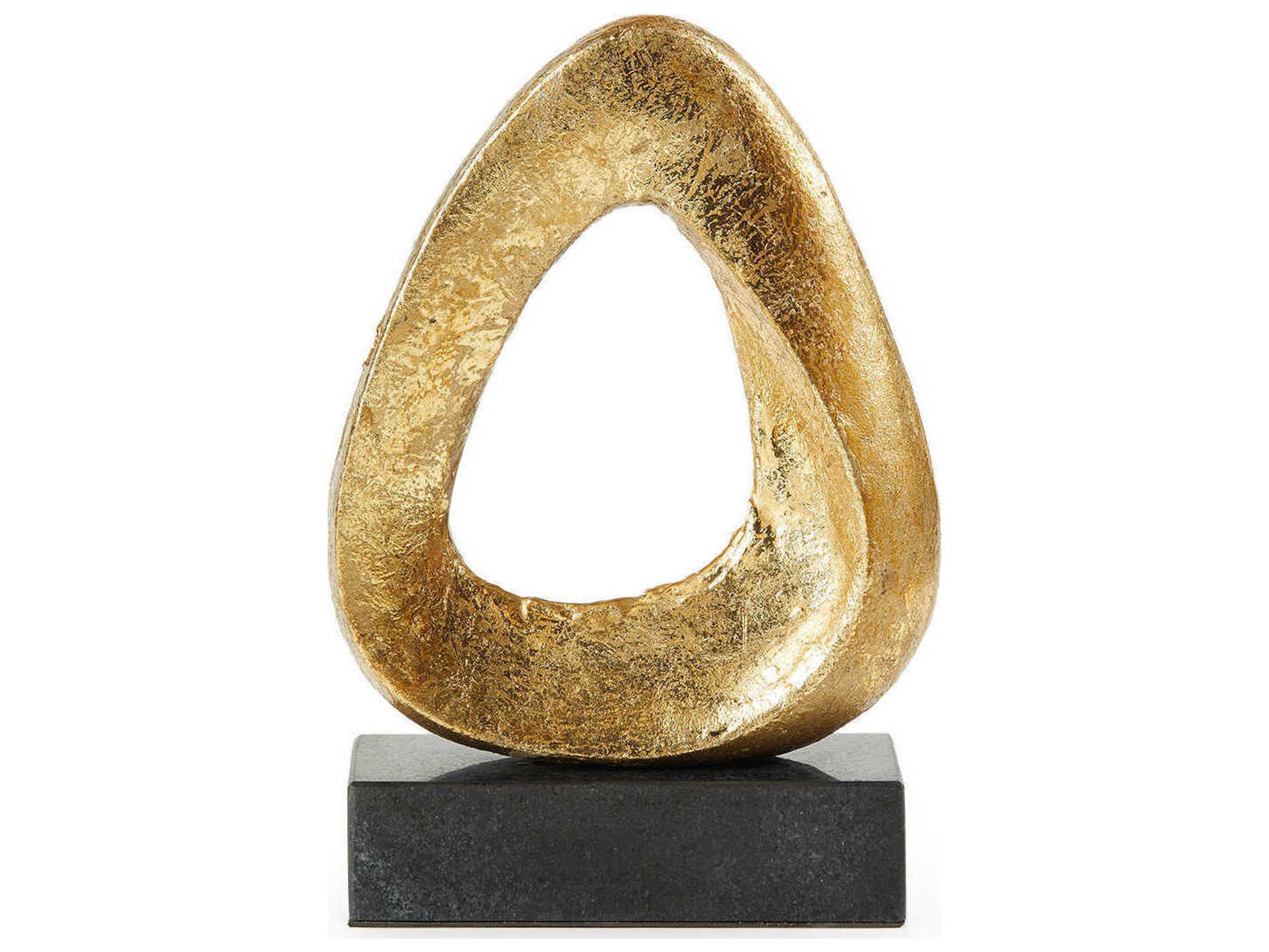 Villa & House Alpha Black / Gold Sculpture