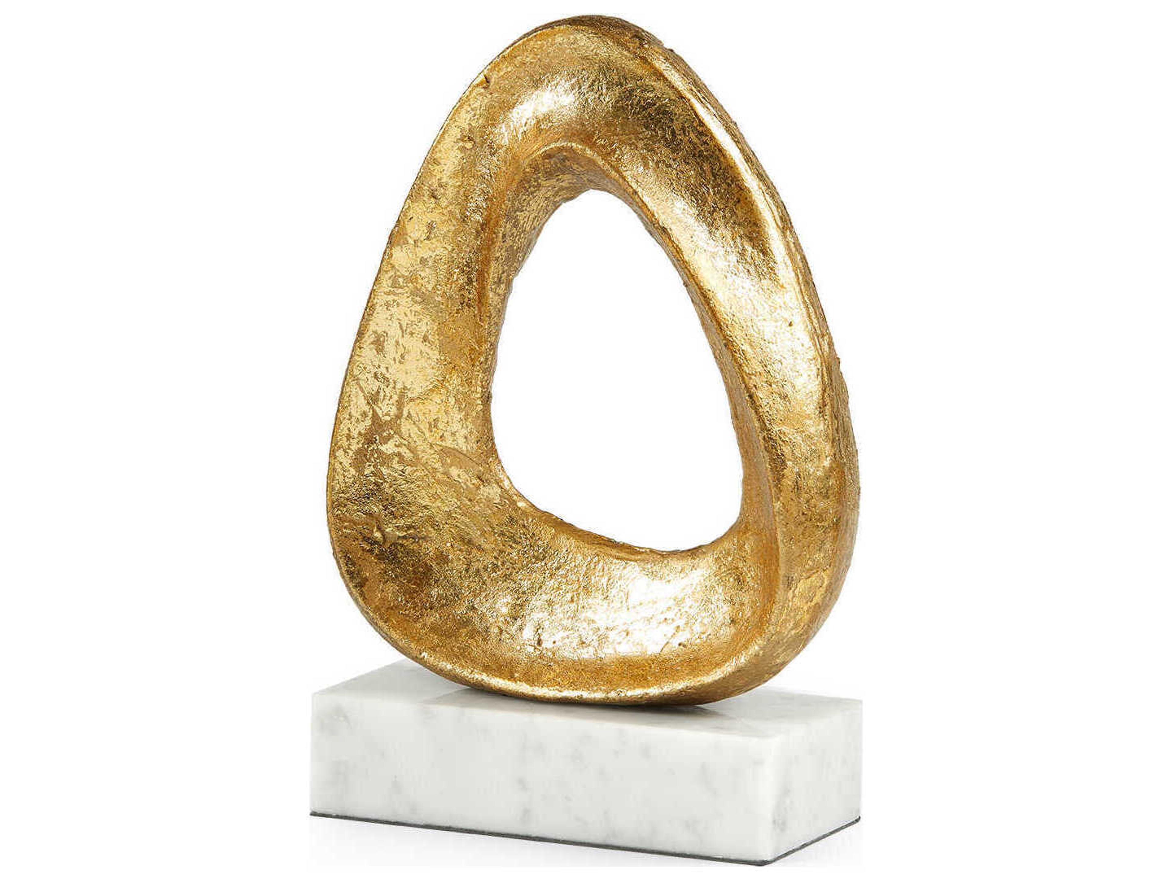 Villa & House Alpha Gold / White Sculpture