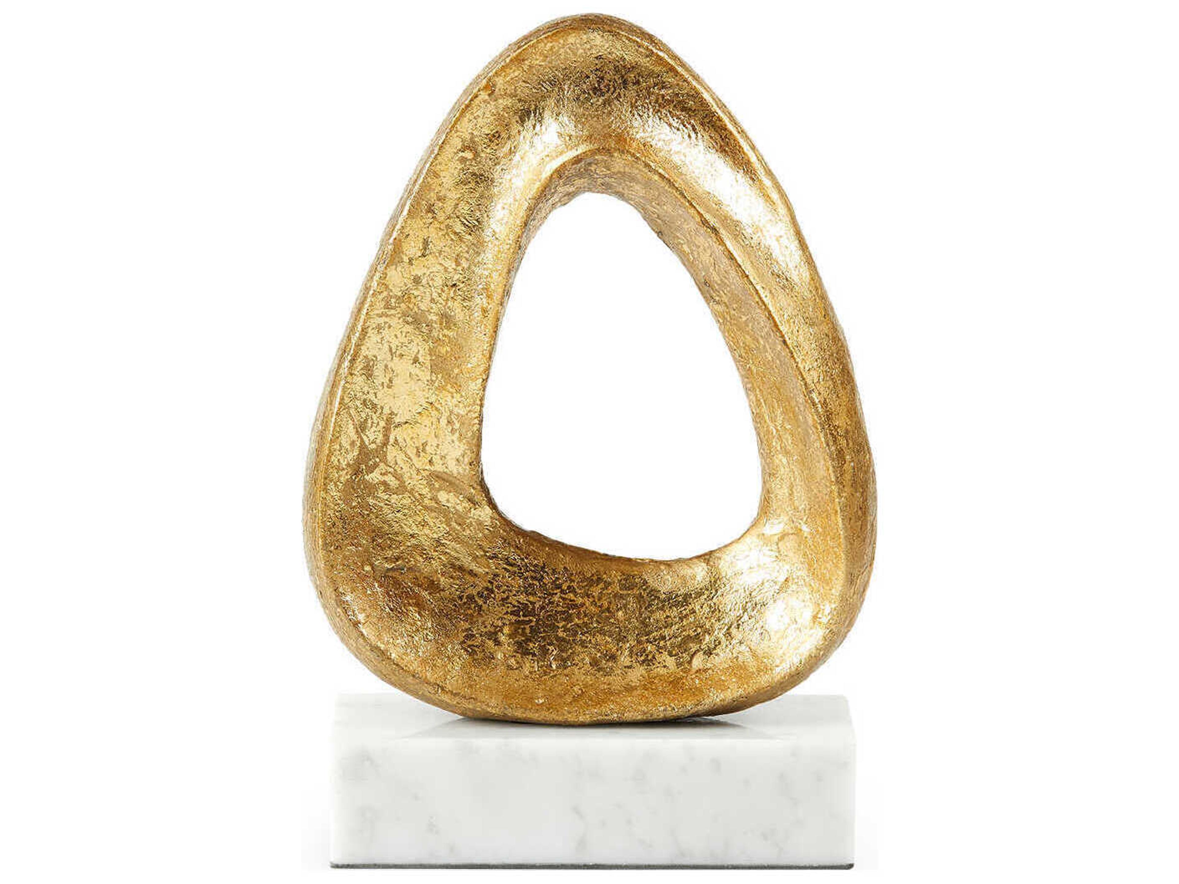 Villa & House Alpha Gold / White Sculpture