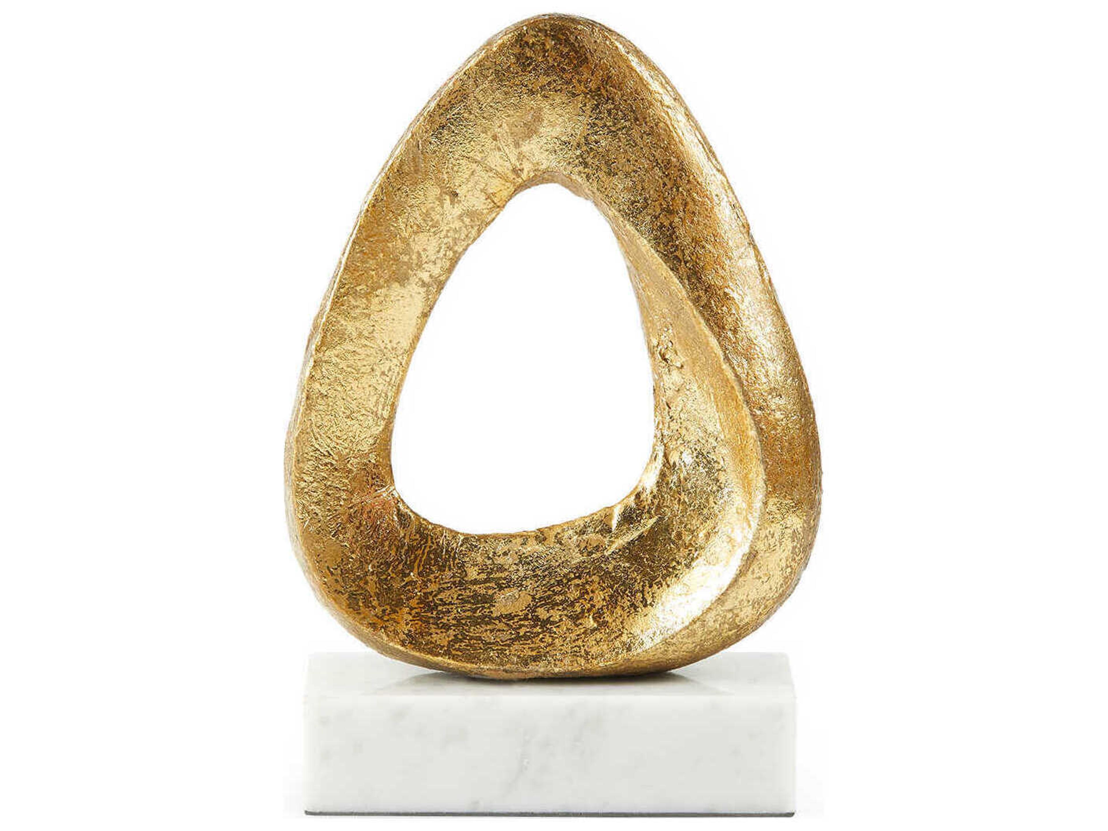 Villa & House Alpha Gold / White Sculpture