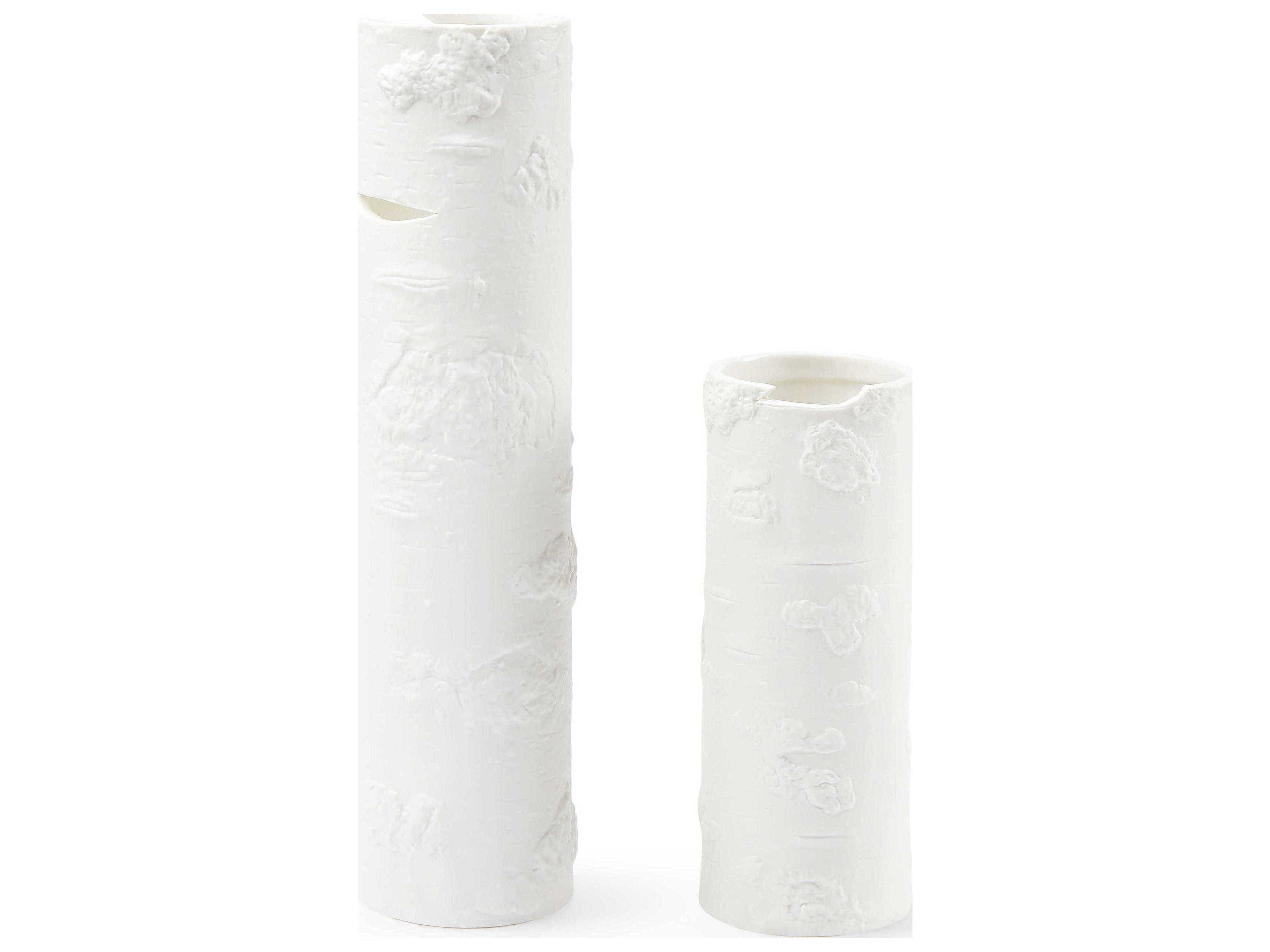 Villa & House Blanc De Chine 10" High Aspen Vase